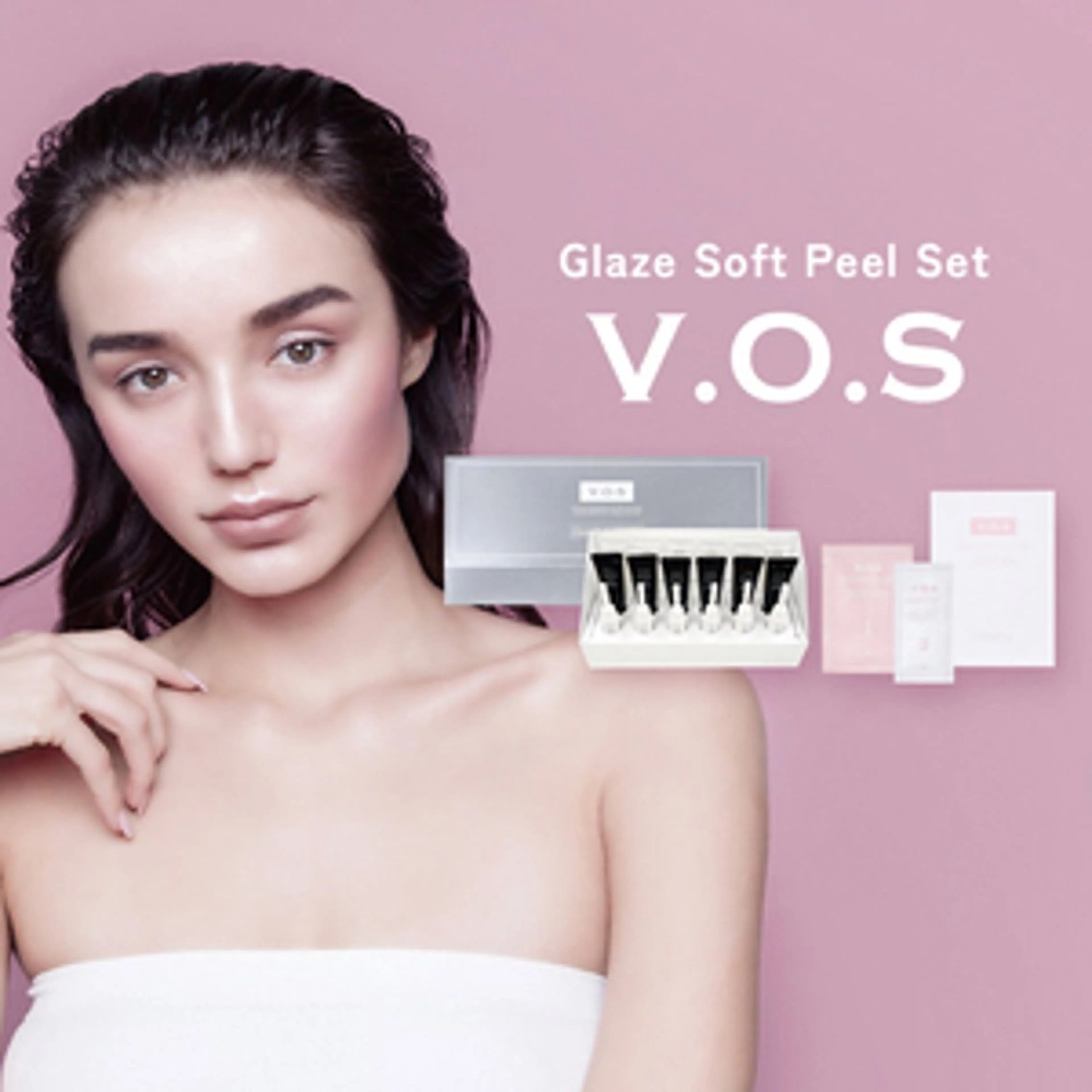 グレイズソフトピール顔または首の写真