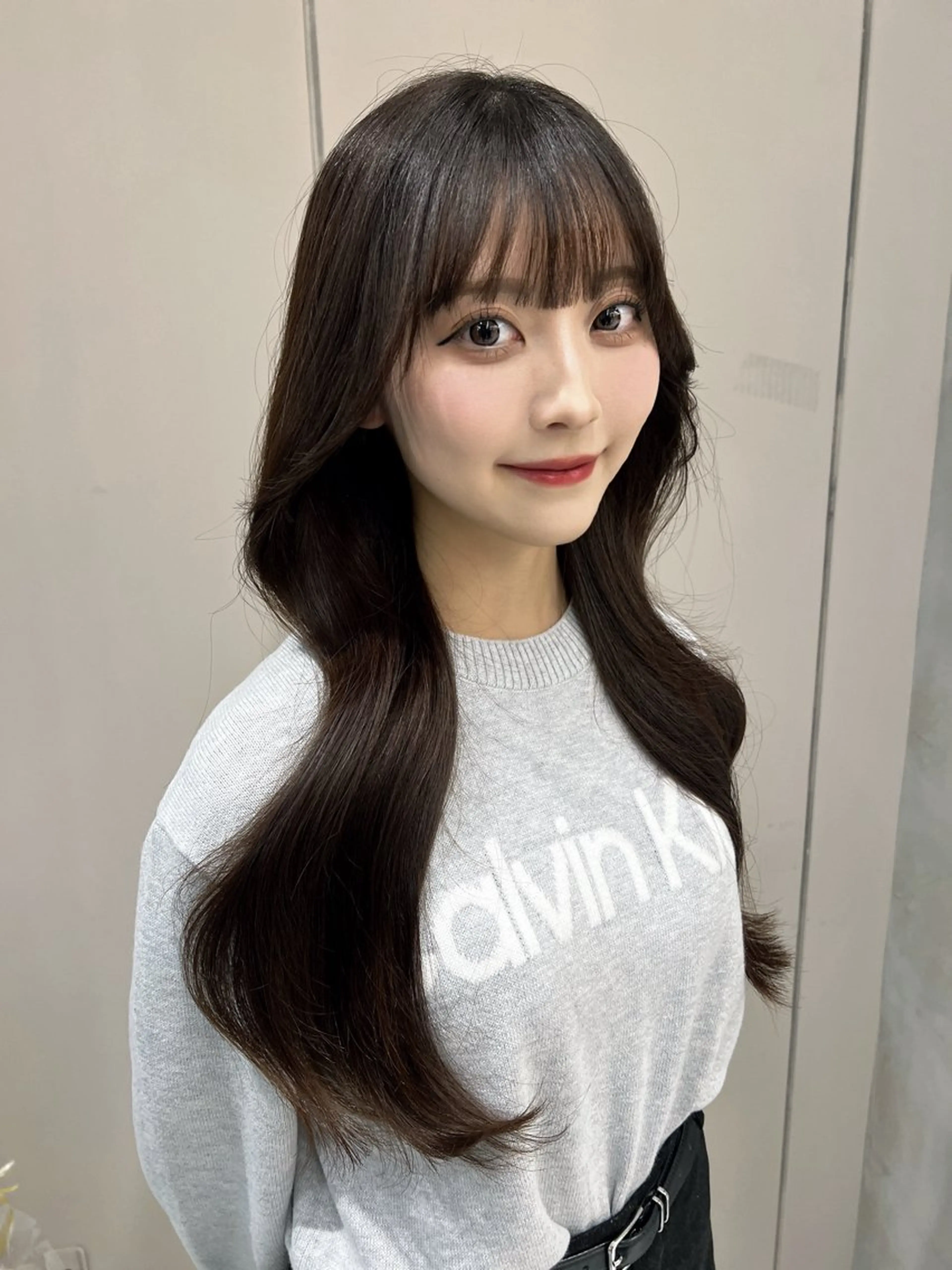 ロング 縮毛矯正 トリートメント 🫧髪質改善 講師🫧🍎幹細胞のヘアスタイル