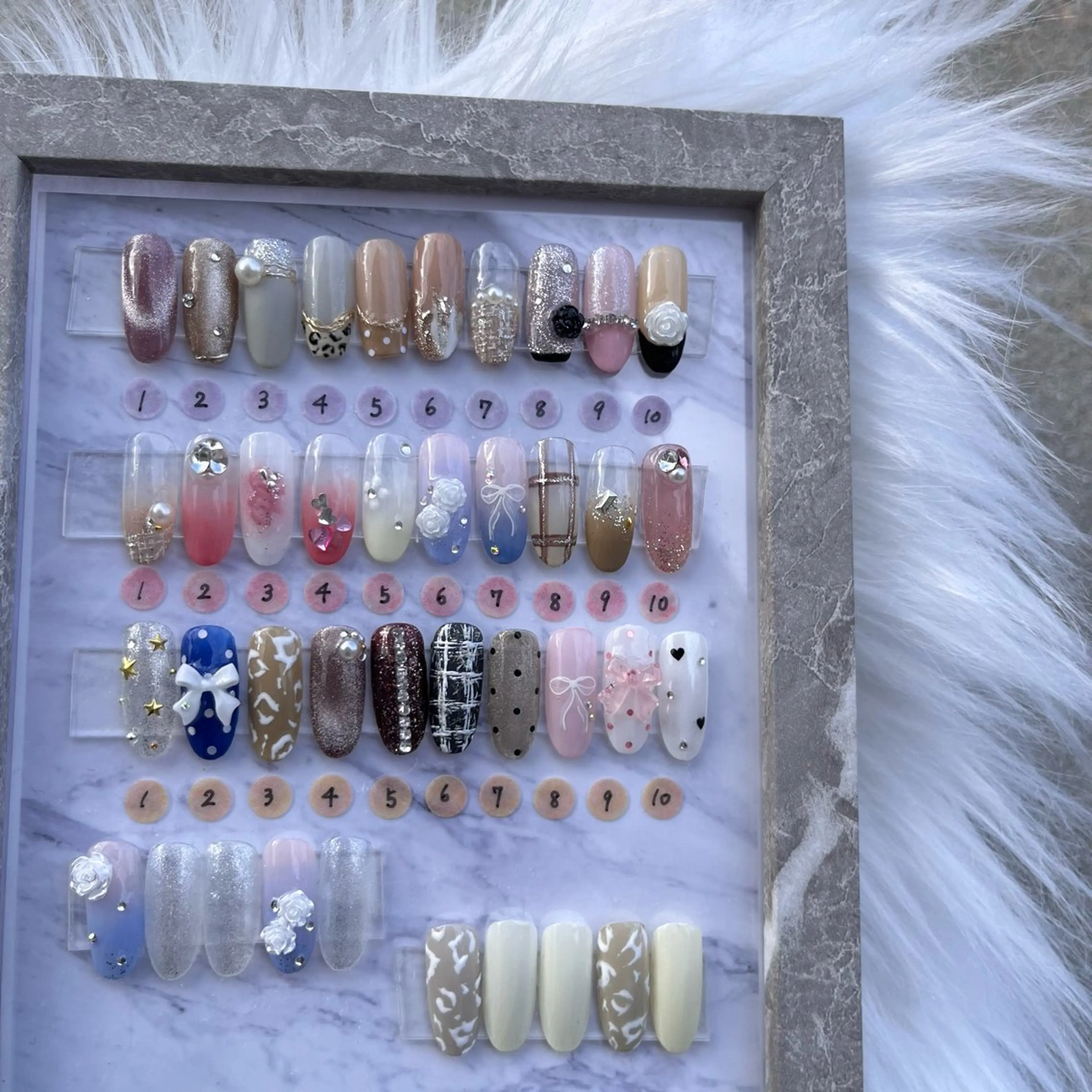 ネイル セプトアカデミー 中村のネイルデザイン