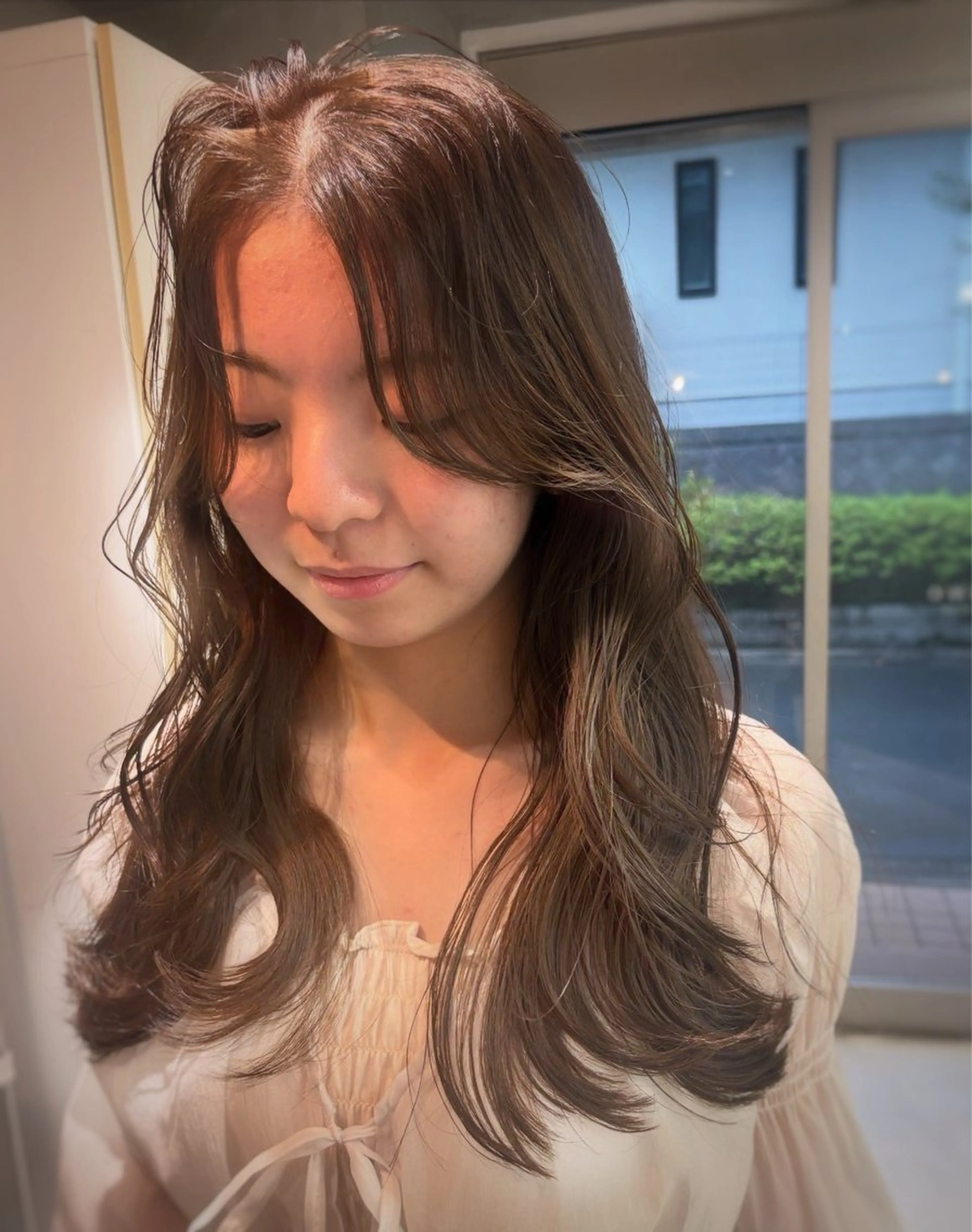 ロング カット ヘアカラー まお♡レイヤーカット ×色っぽstyleのヘアスタイル