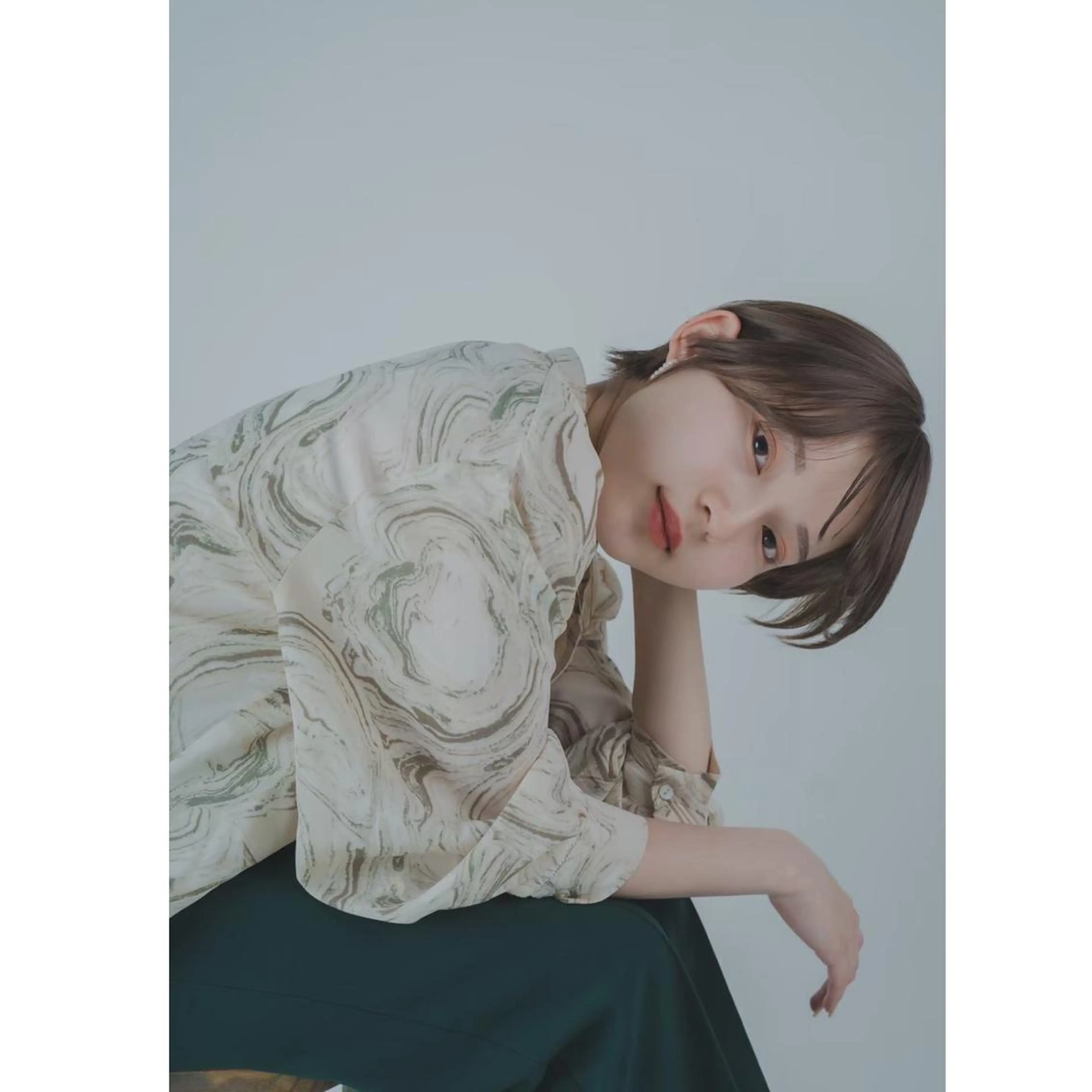 ショート THE DAY所属・AKI HASHIMOTOのヘアスタイル