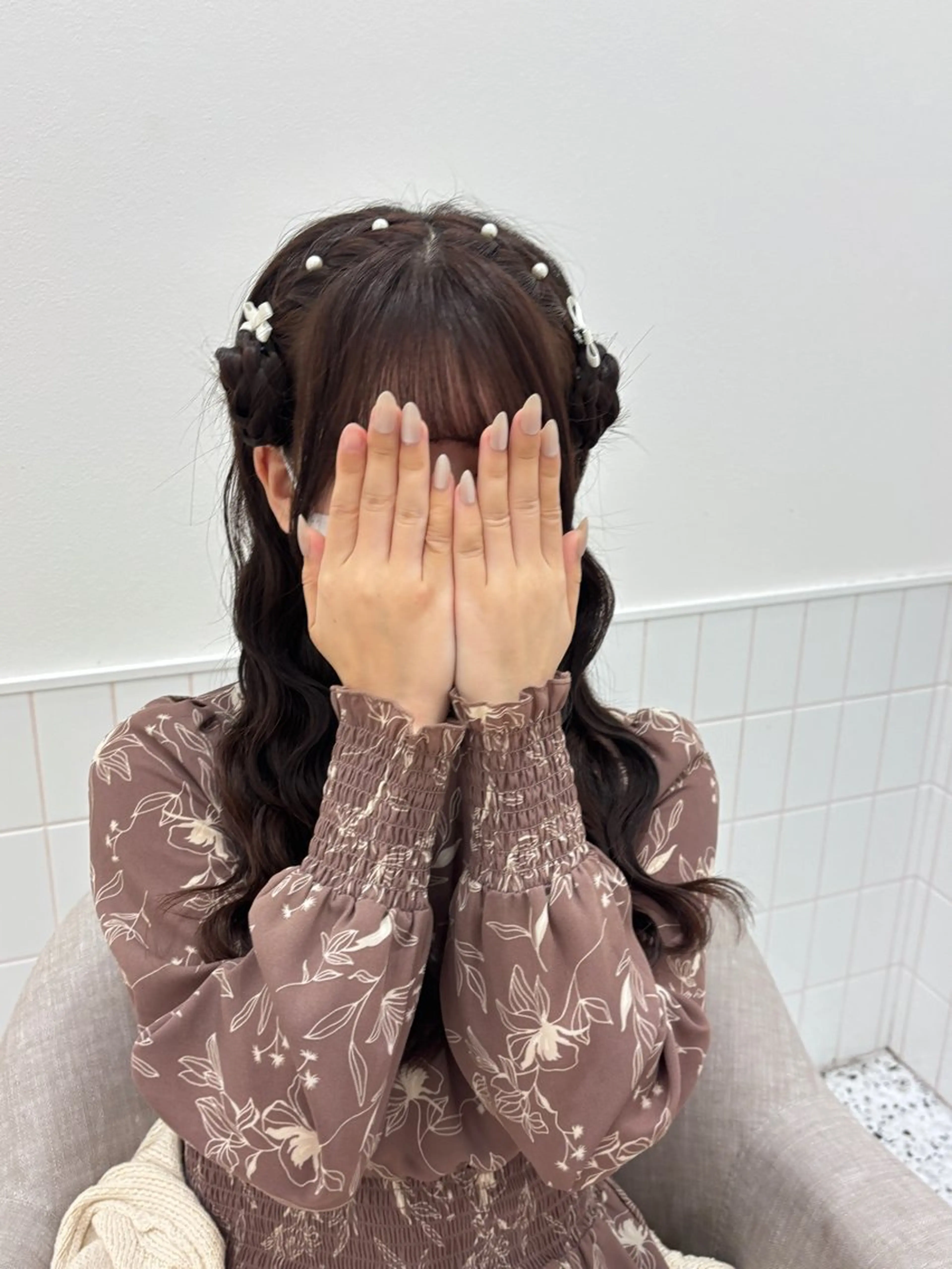 ヘアアレンジ ヘアセット 福与 美和のヘアスタイル