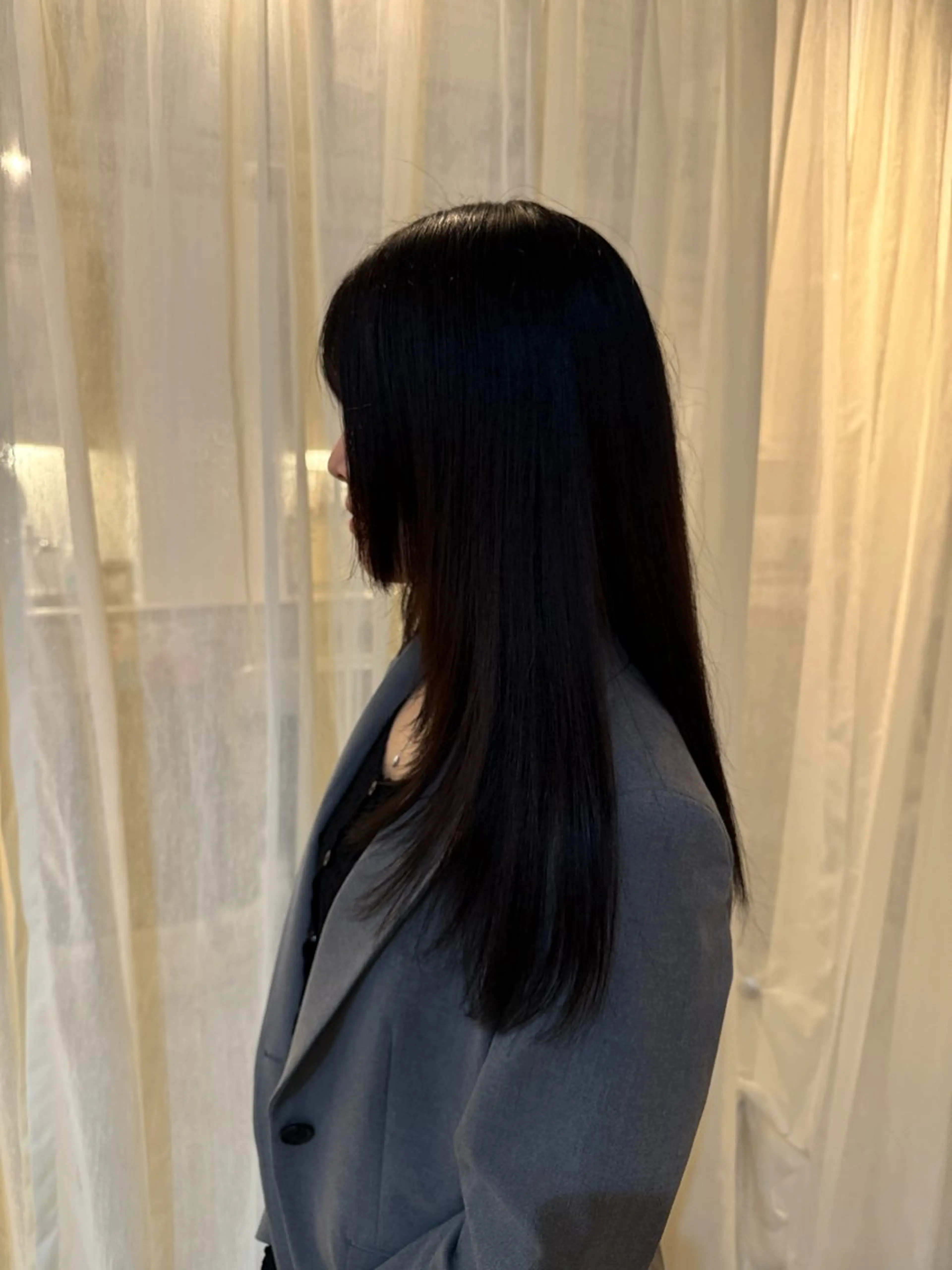 ロング 藤原 百花のヘアスタイル