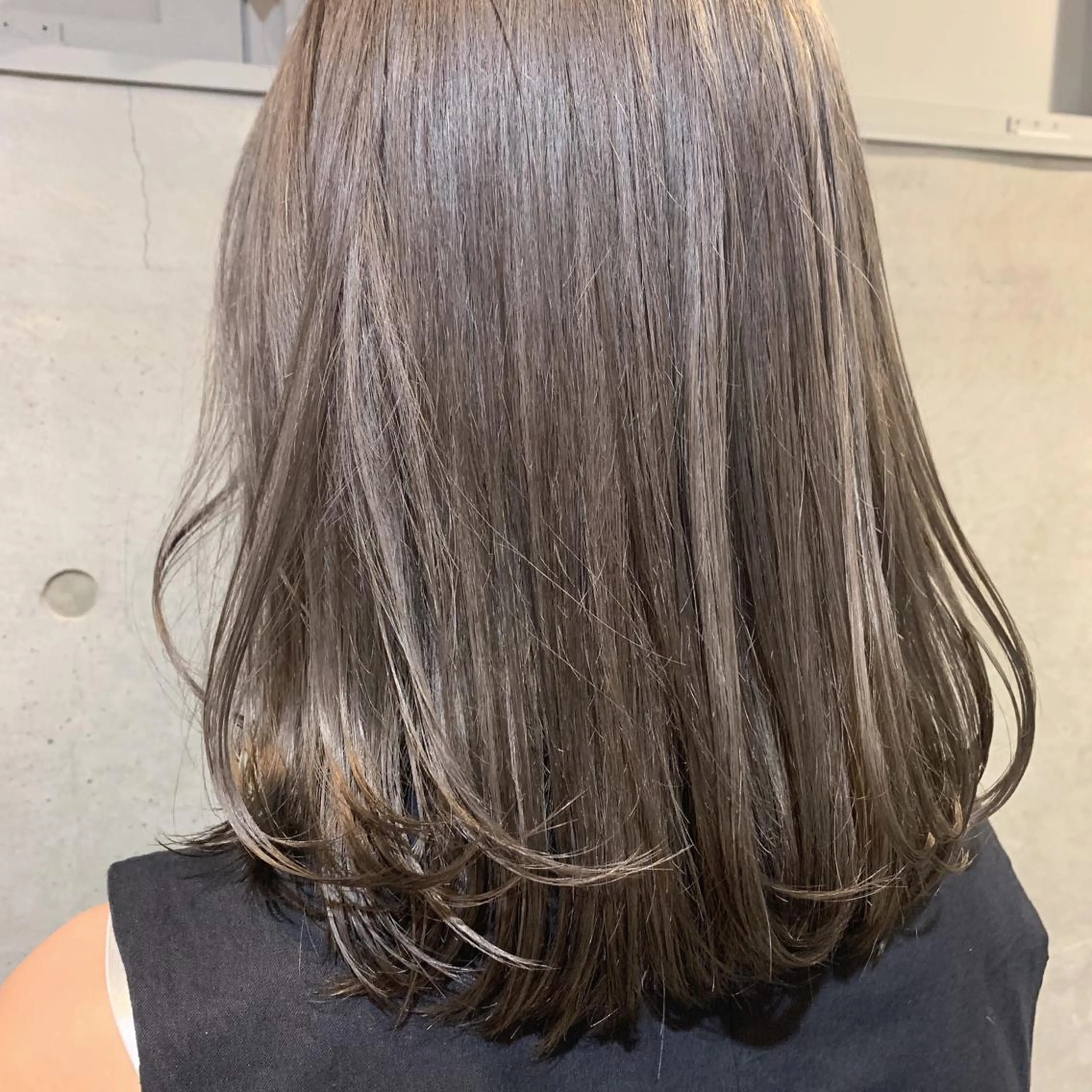 ロング カラー ヘアアレンジ ベージュカラー 透明感カラー ラベンダーカラー ラベンダーベージュ GO TODAY  シェアサロン札幌店所属・kana .のヘアスタイル