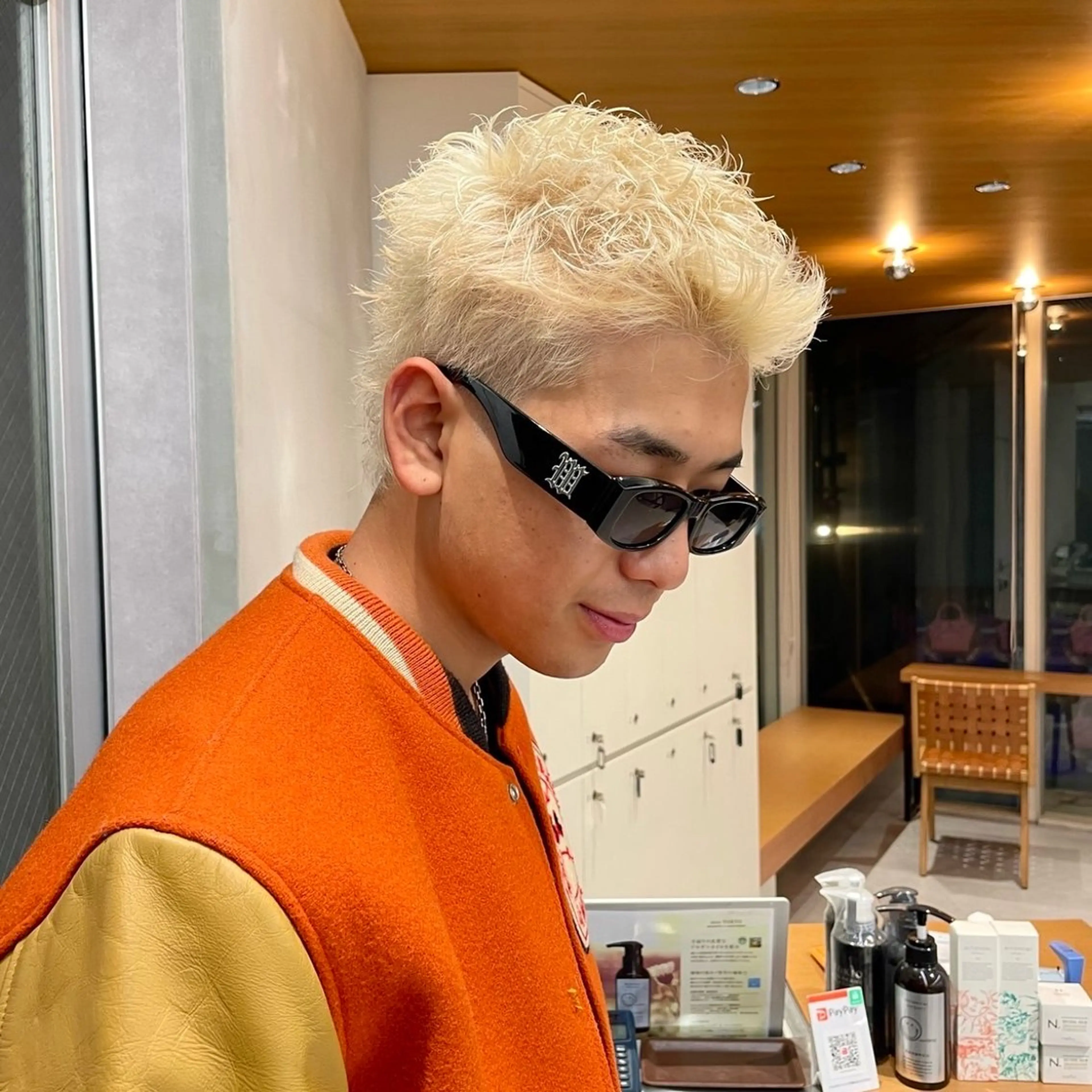 ショート カラー メンズ 🍒暖色カラー🍒 渋谷/YUUのヘアスタイル