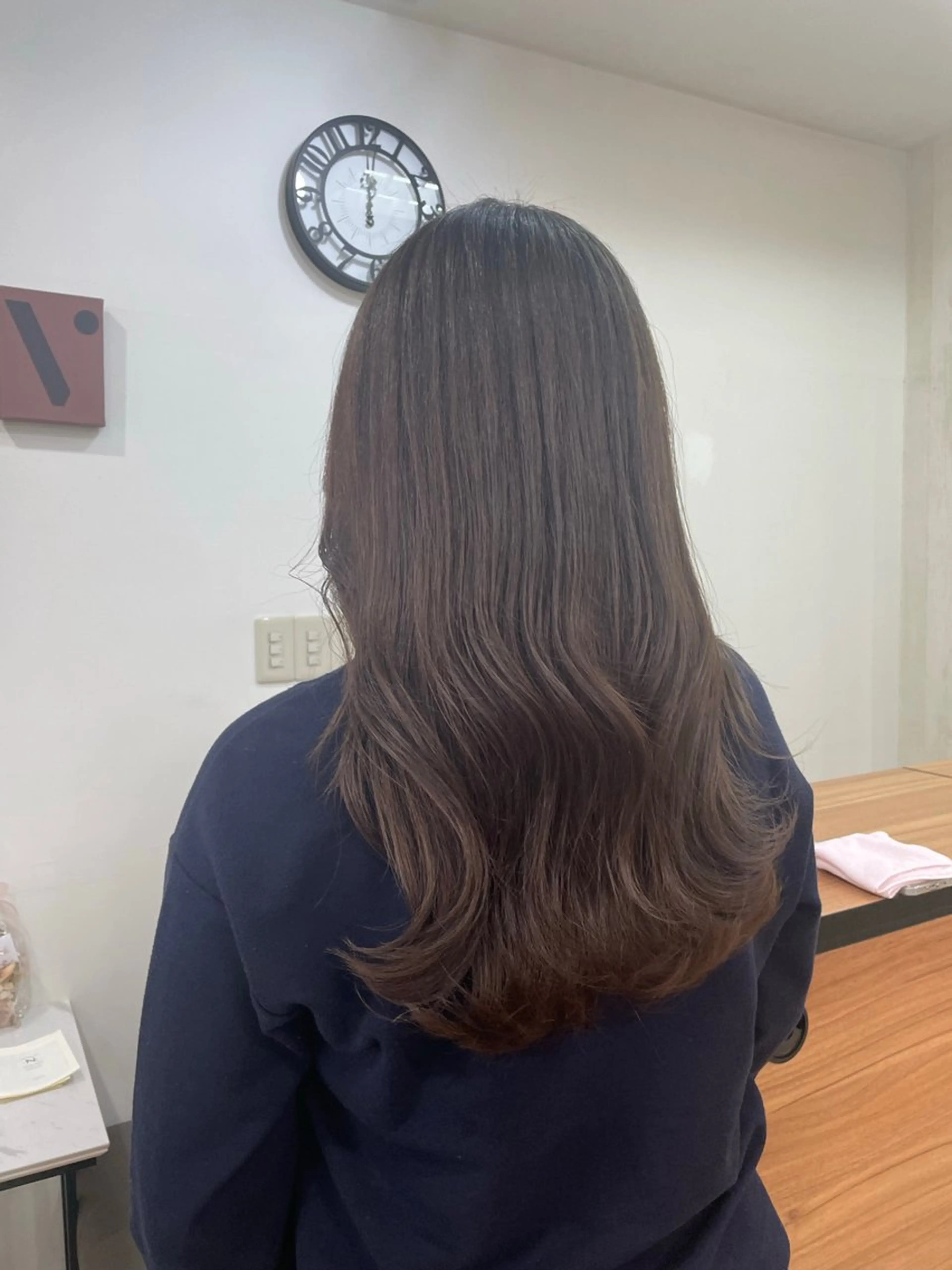 ロング カラー REM所属・渋谷 とまとのヘアスタイル