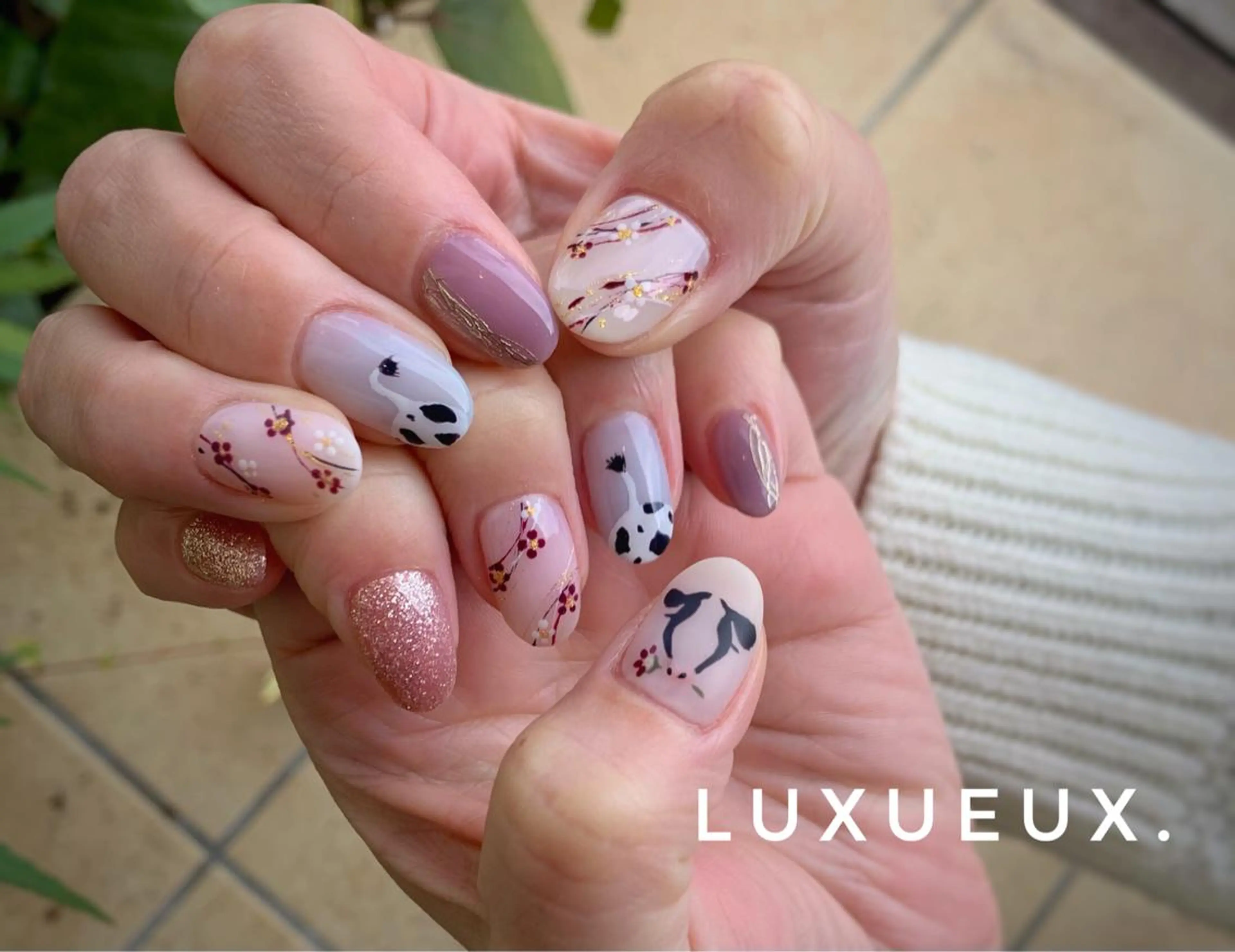 ネイル LUXUEUX春日店所属・LUXUEUX春日店 (ルクソー)のネイルデザイン