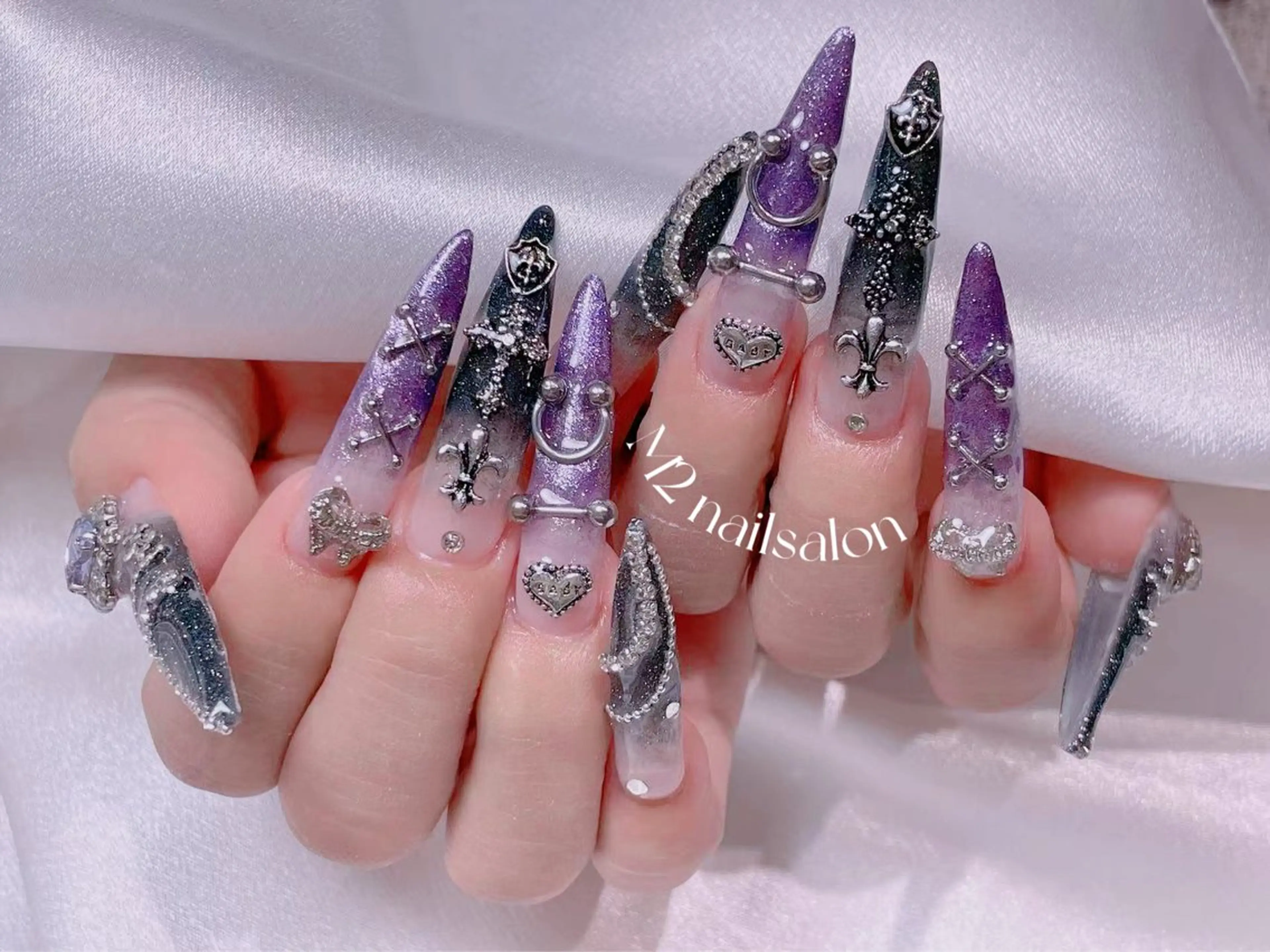 ネイル ハンドネイル 長さだし専門店 M2　rikaのネイルデザイン