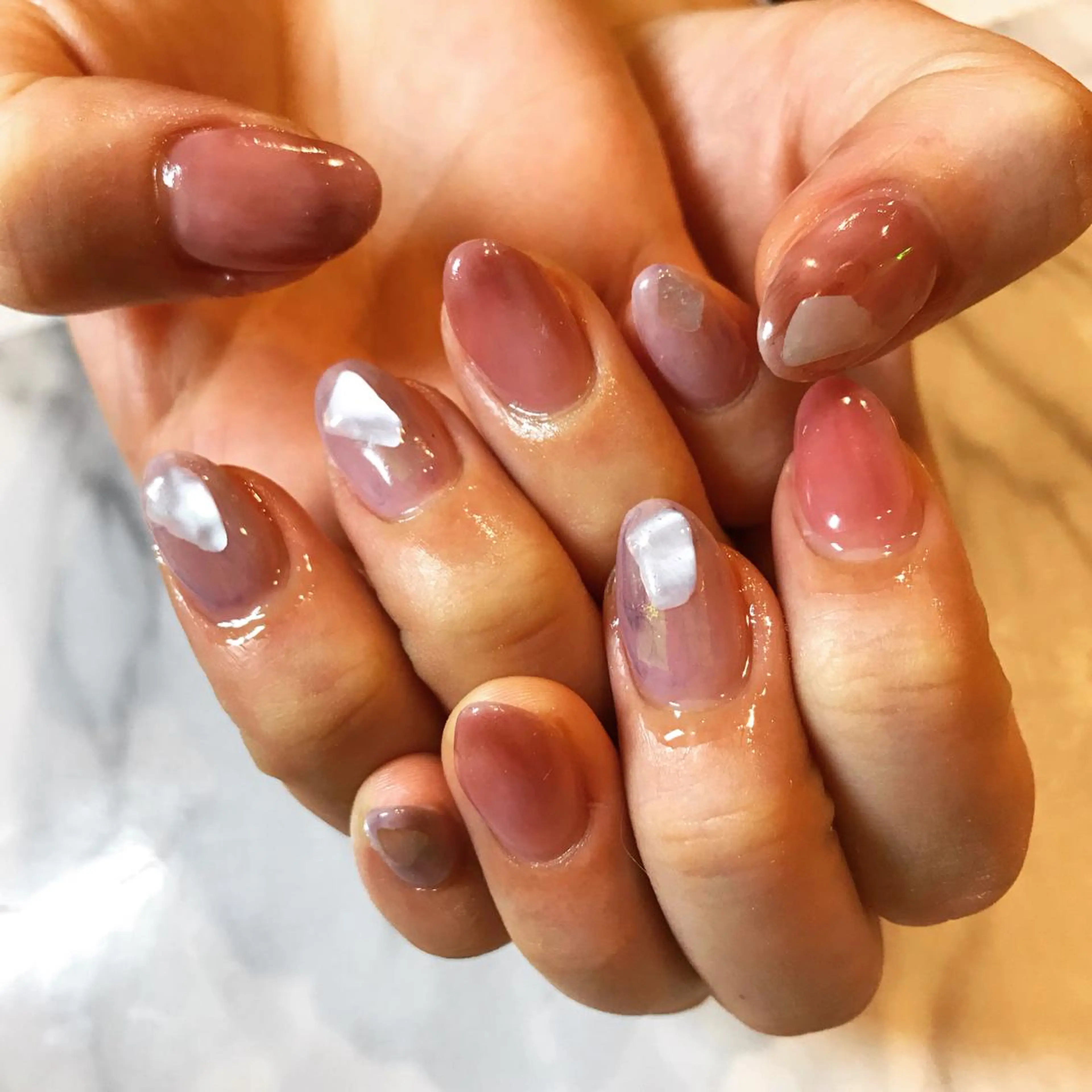 ネイル 持ち込み Asnail 石川頌子のネイルデザイン