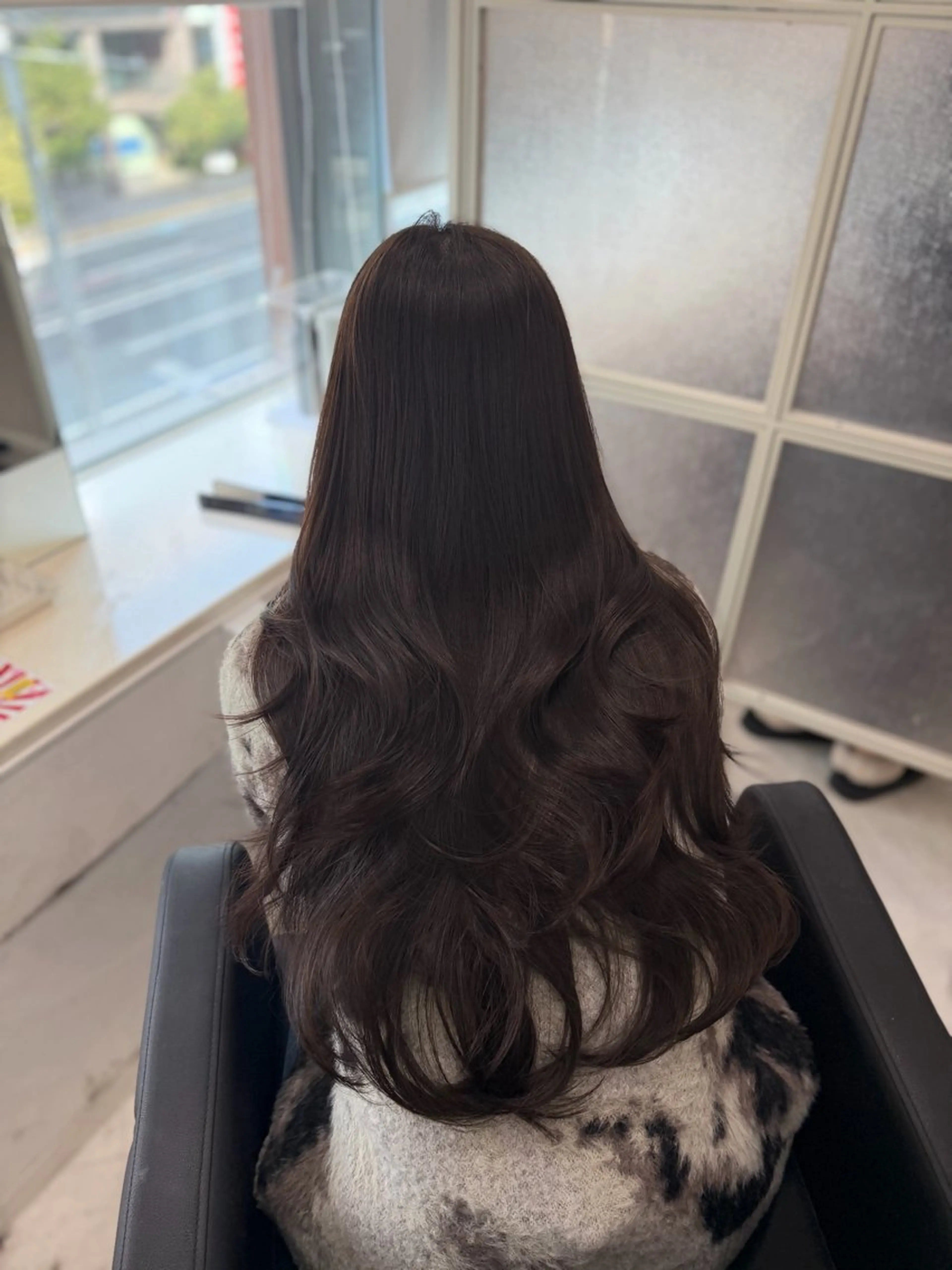 ロング カラー アディクシーカラー 透明感カラー カット ヘアカラー トリートメント 韓国ヘア/髪質改善 /natsuki🧸のヘアスタイル