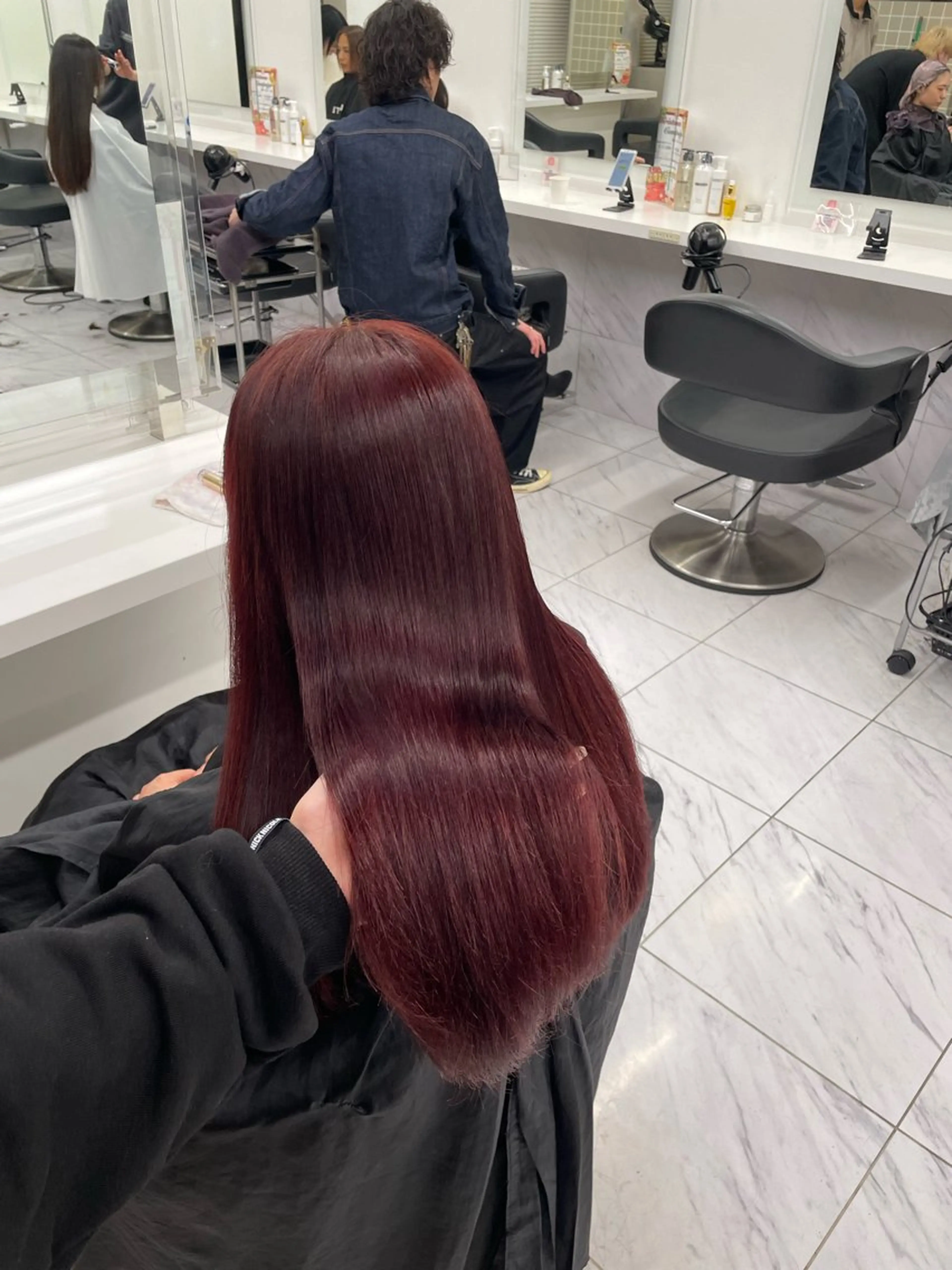 ロング カラー ヘアアレンジ ヘアカラー トリートメント ヘアセット 💗横浜美容室 💗HARUNAのヘアスタイル