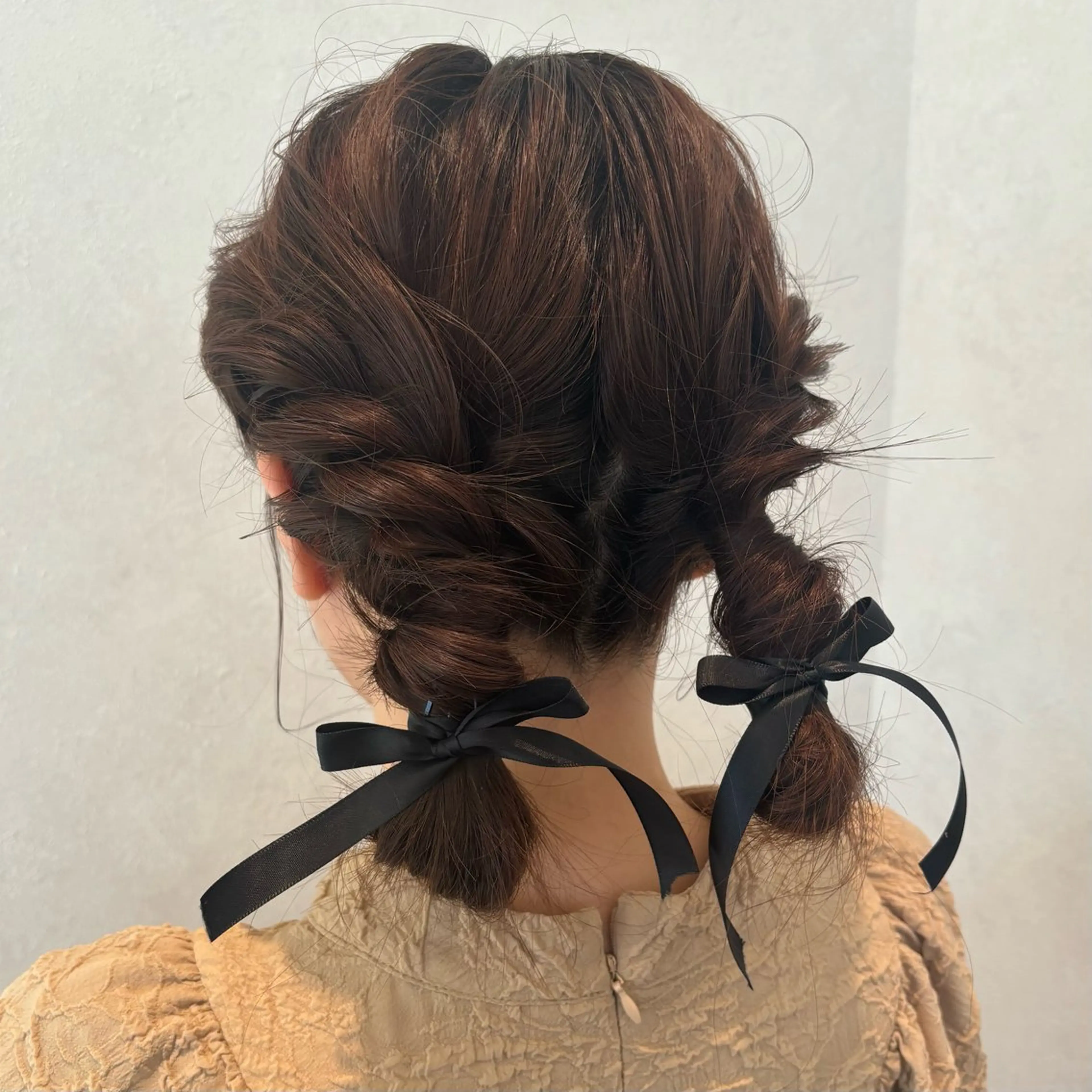 セミロング ヘアアレンジ 🥀UCHIYAMA LiN🥀のヘアスタイル