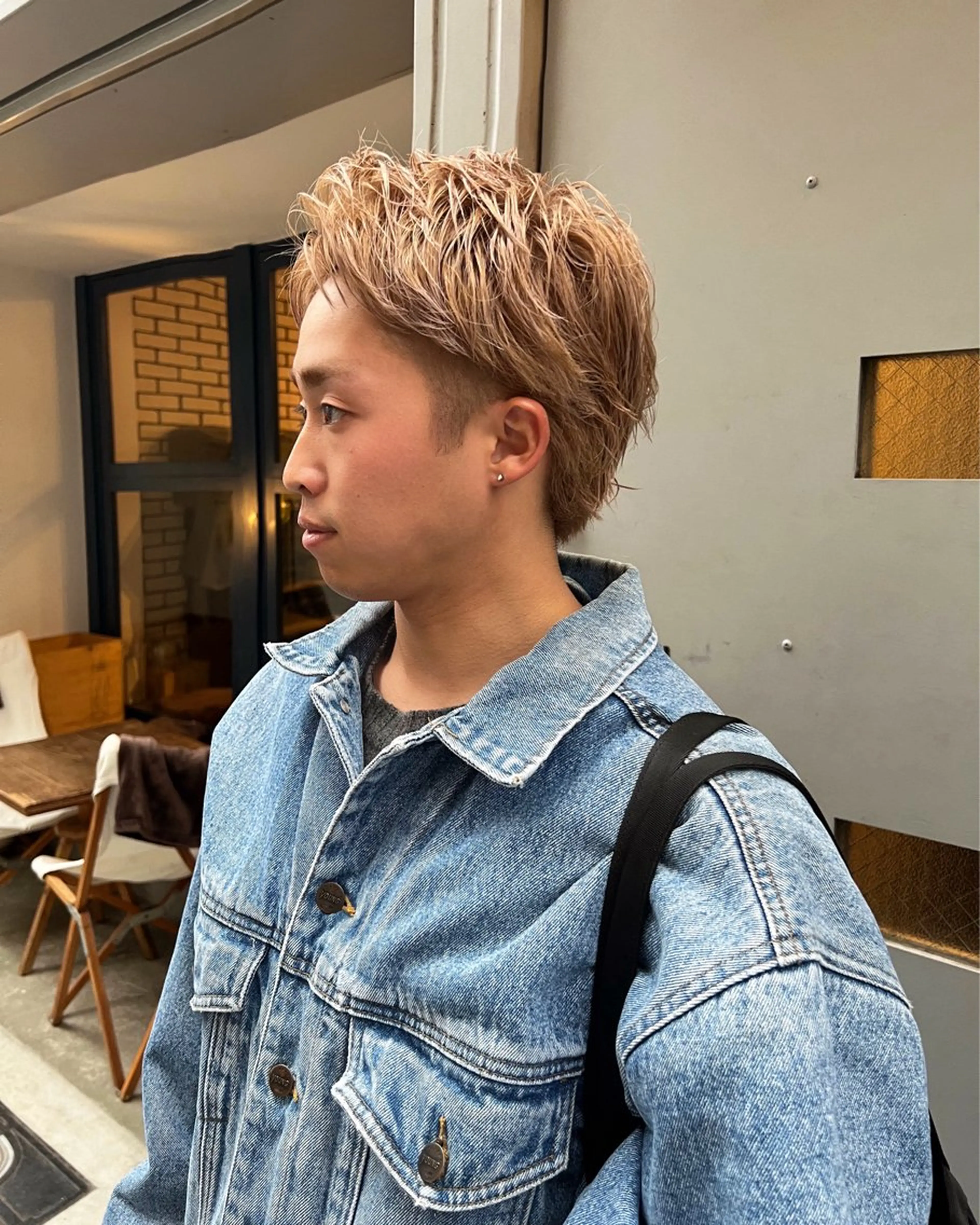 ショート カラー メンズ 大阪メンズパーマ /スパイキー/らいのヘアスタイル