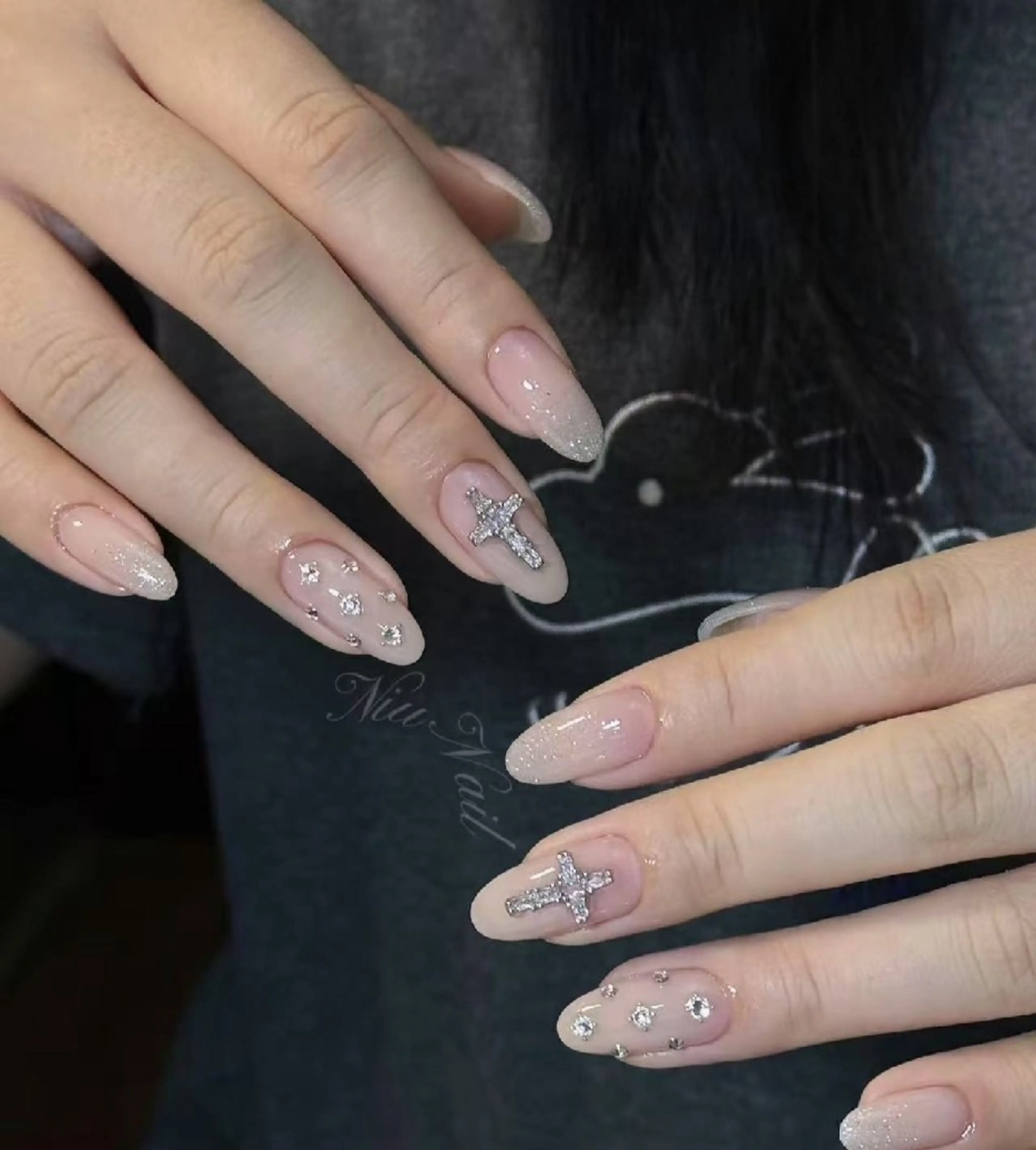 ネイル オーロラネイル フラワーネイル フットネイル フレンチネイル ジェルネイル ハンドネイル Oomiya 服部のネイルデザイン