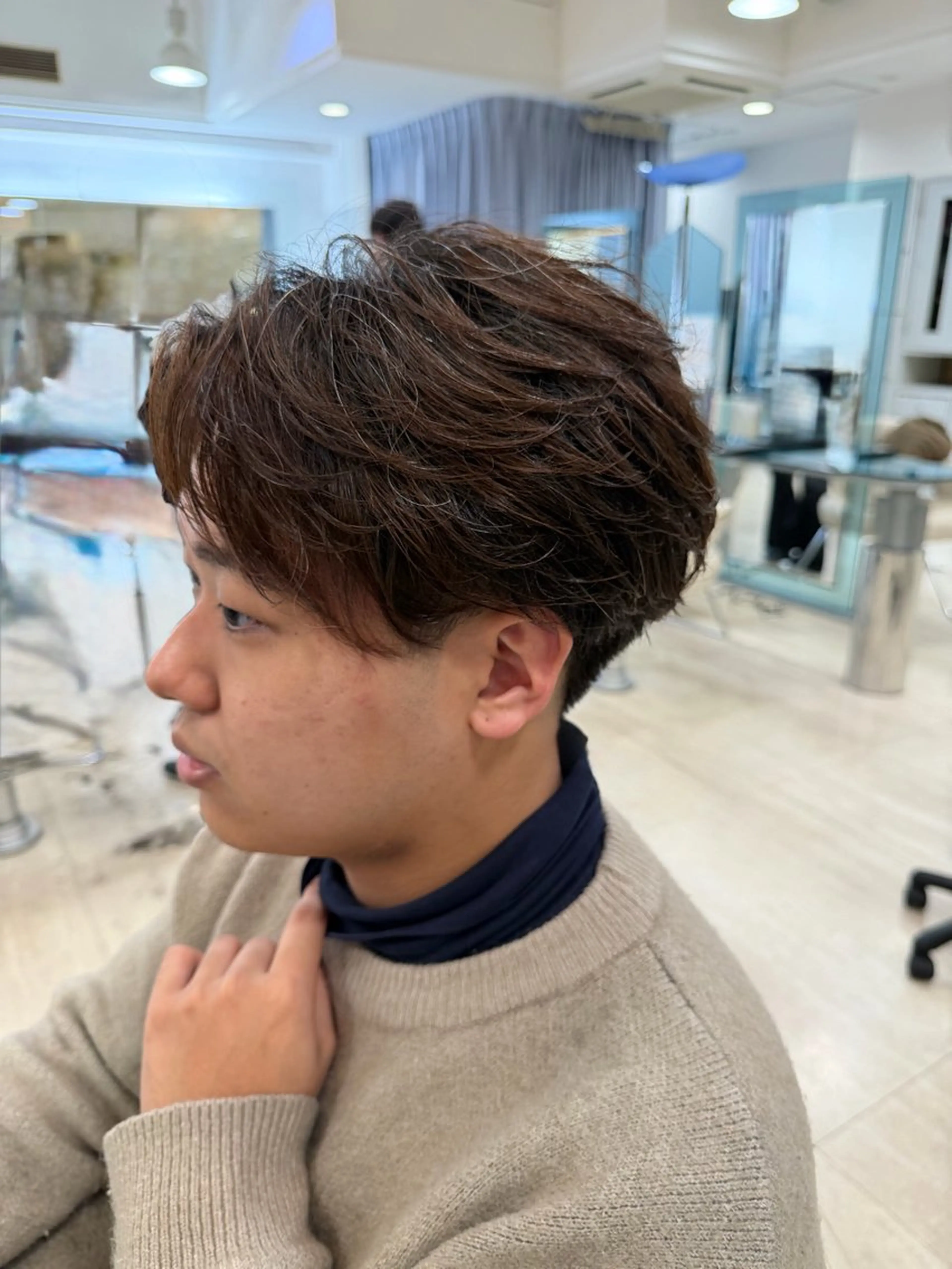 ショート ショートヘア カット パーマ QUARTER所属・出戸 雄大のヘアスタイル