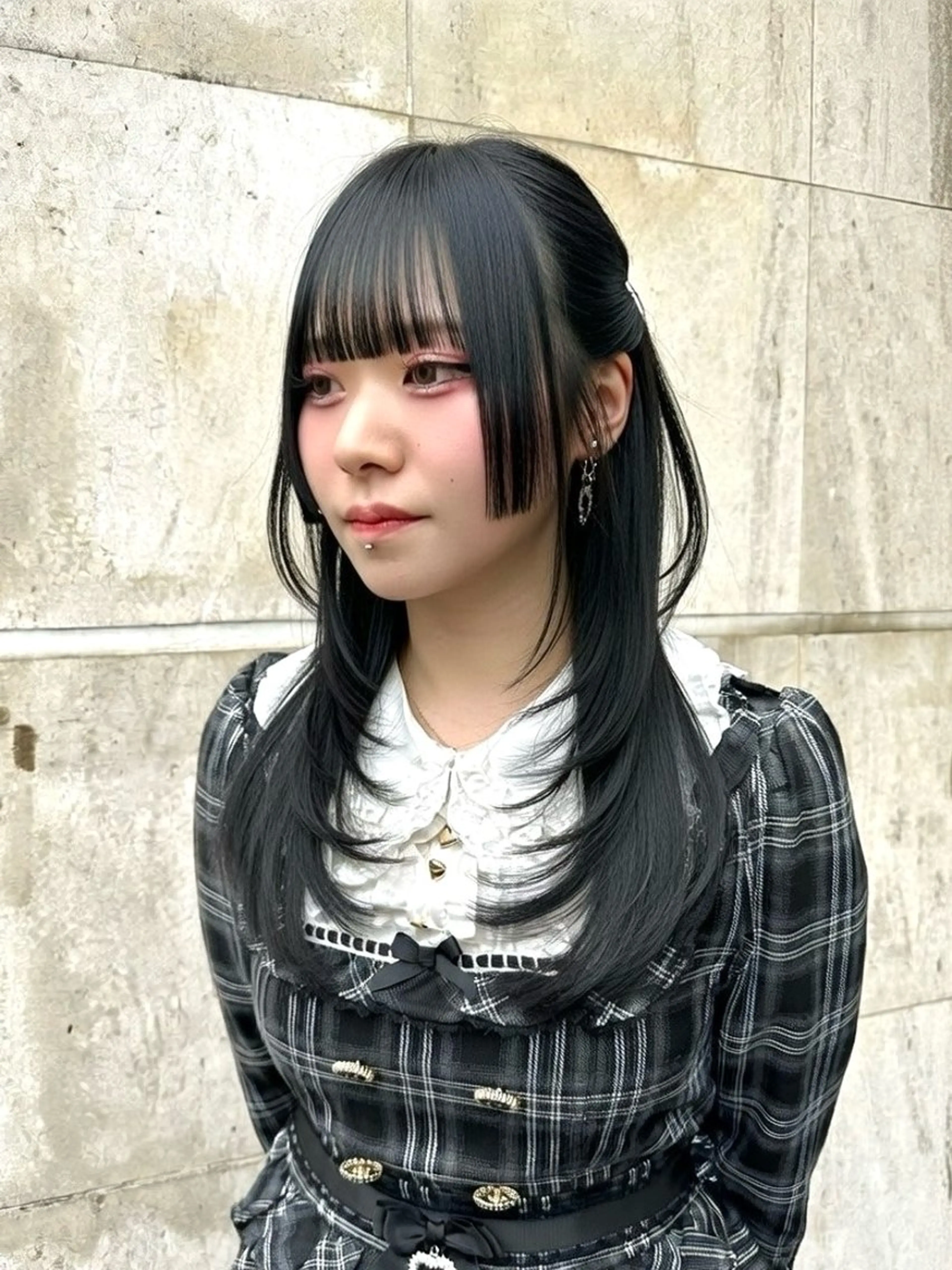 セミロング ボブ 顔まわりレイヤー ハイレイヤー 韓国風ヘア レイヤーカット カット トリートメント ヘッドスパ 韓国系レイヤー特化 hiroのヘアスタイル