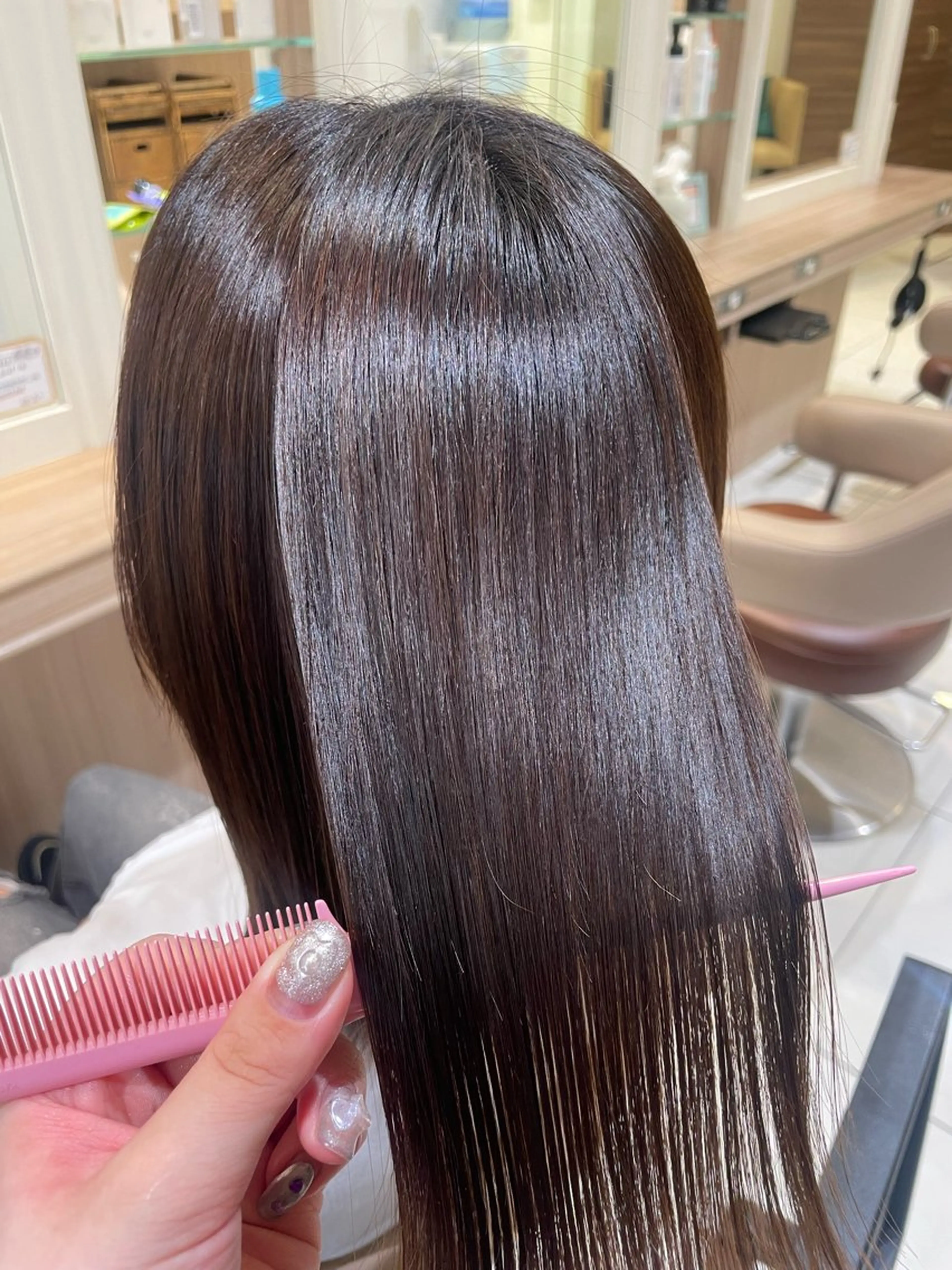 ショート パーマ 縮毛矯正 トリートメント 韓国ヘアメイク🎀/ 縮毛矯正✨山本媛香のヘアスタイル