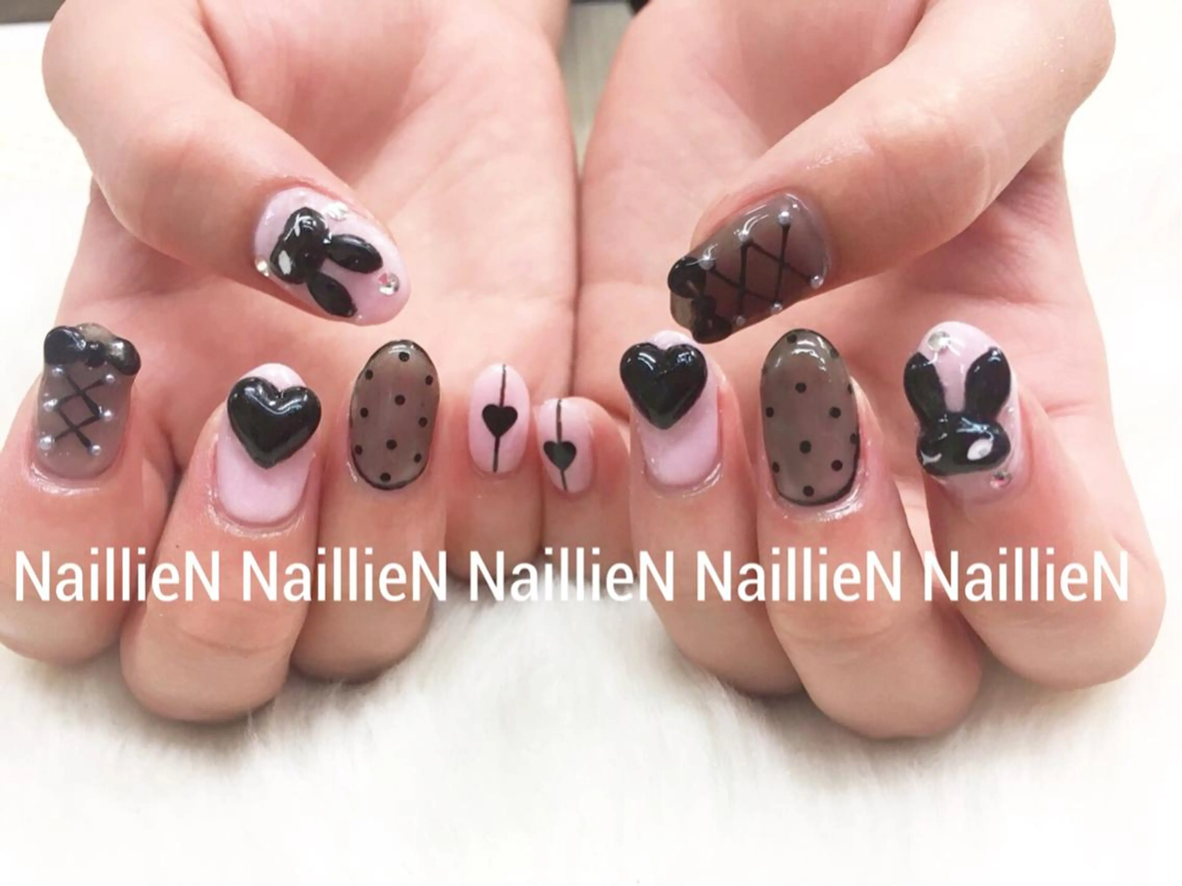 ネイル 持ち込み ハンドネイル Nail lieNのネイルデザイン