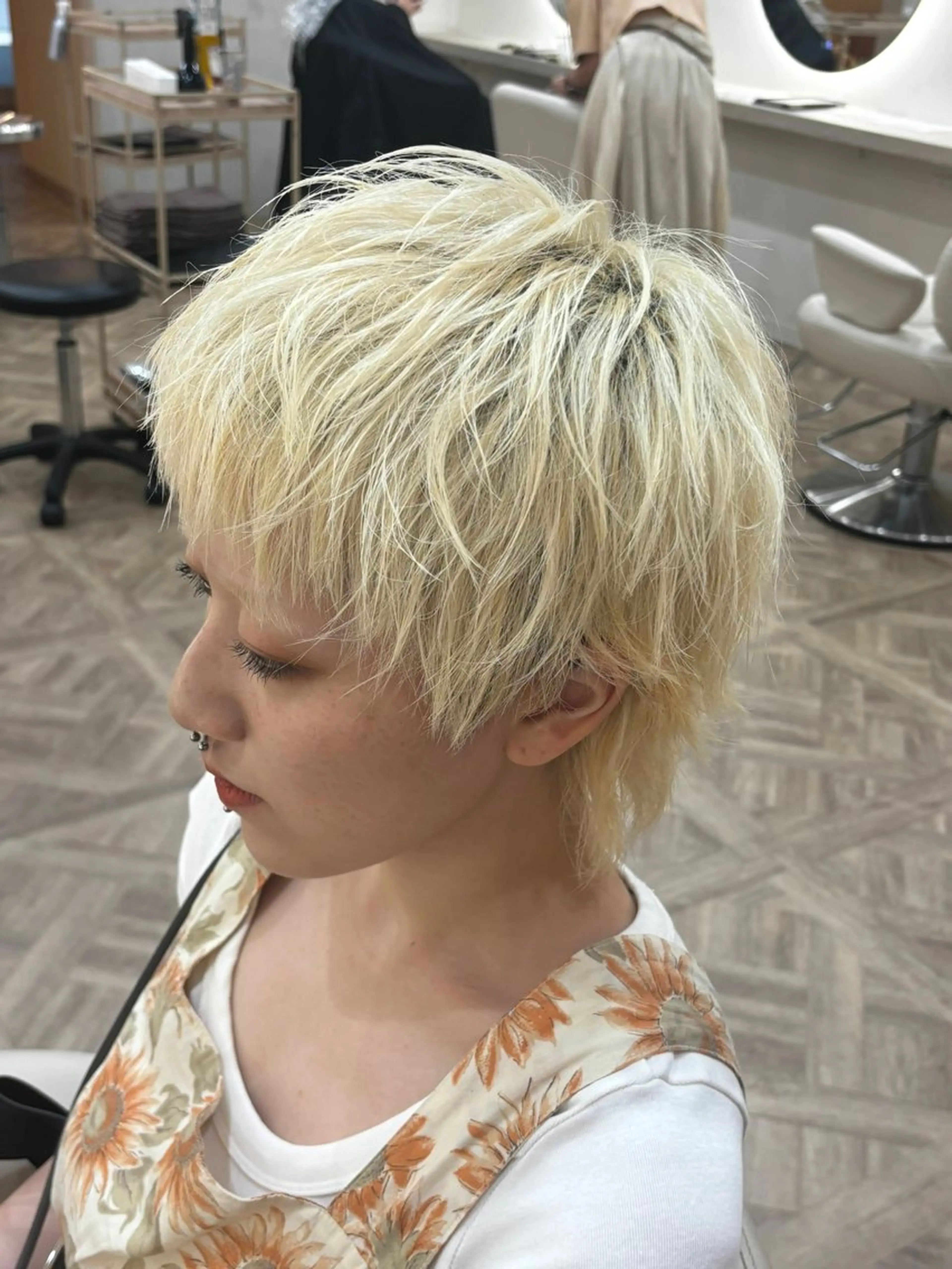 ショート パーマ職人DAIKI ツイスパ/波巻きのヘアスタイル