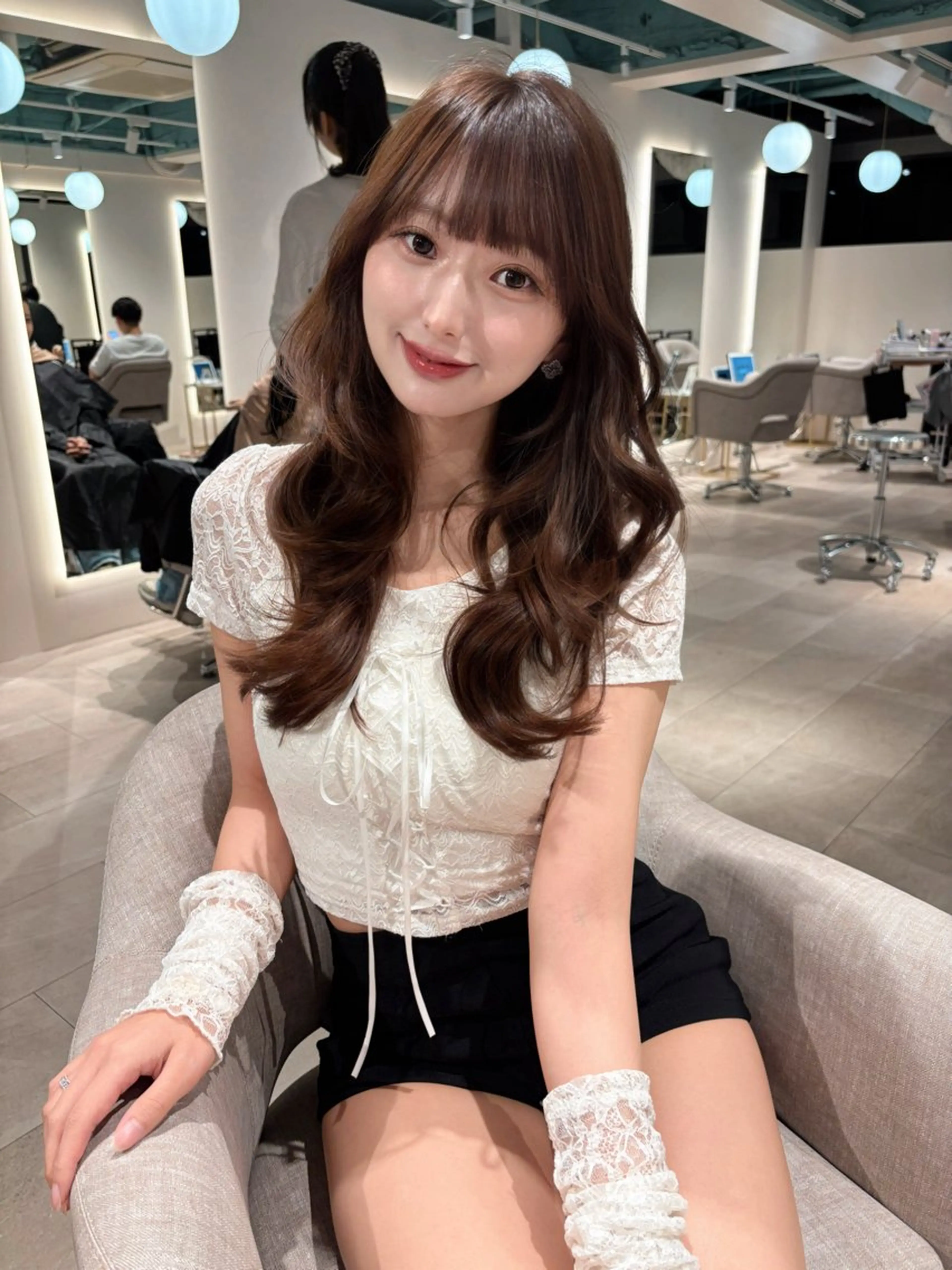 ロング レイヤーカット/ 韓国girly🤍楓のヘアスタイル