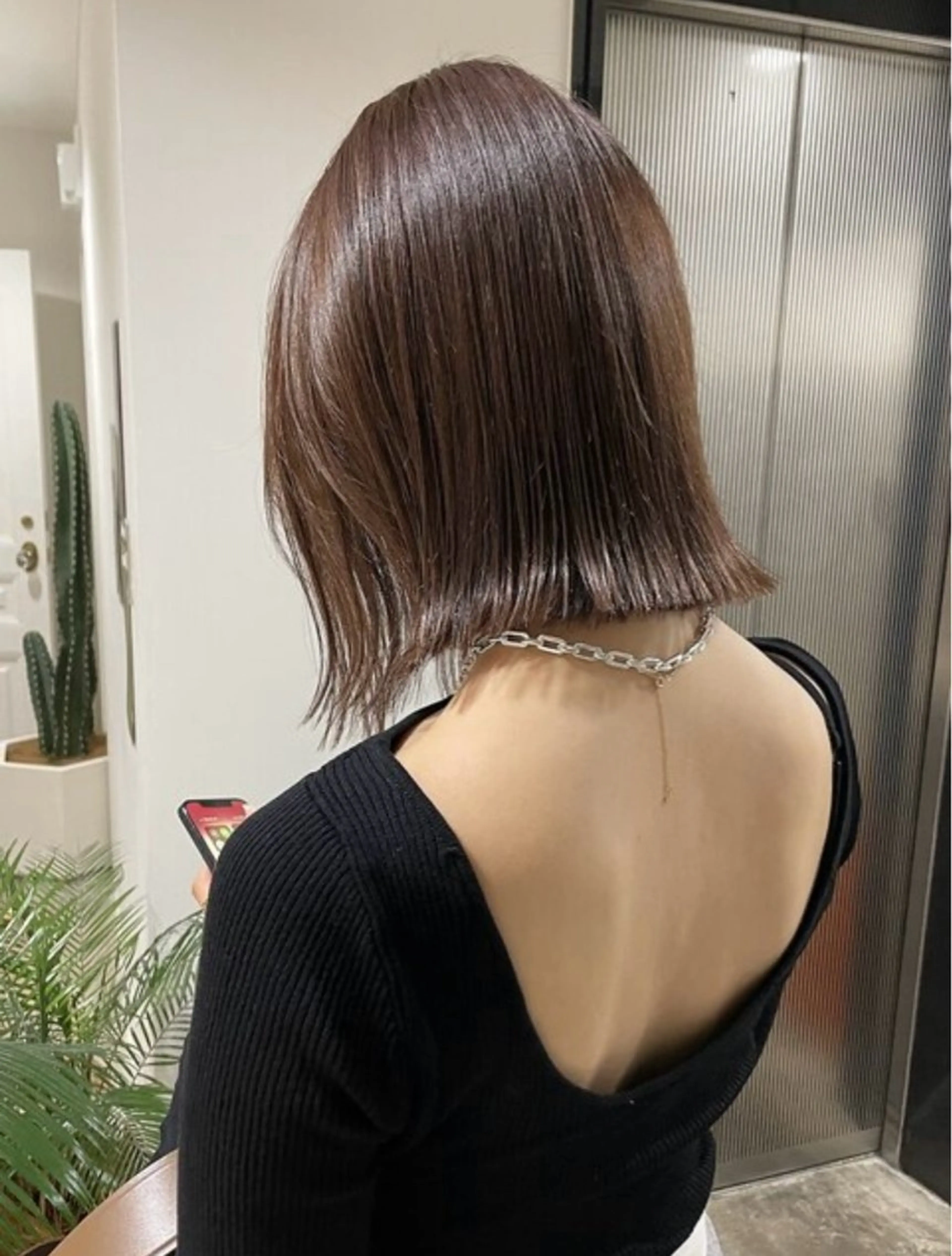 ショート ボブ 🟡ひろの/ツヤ カラー/髪質改善🟡のヘアスタイル