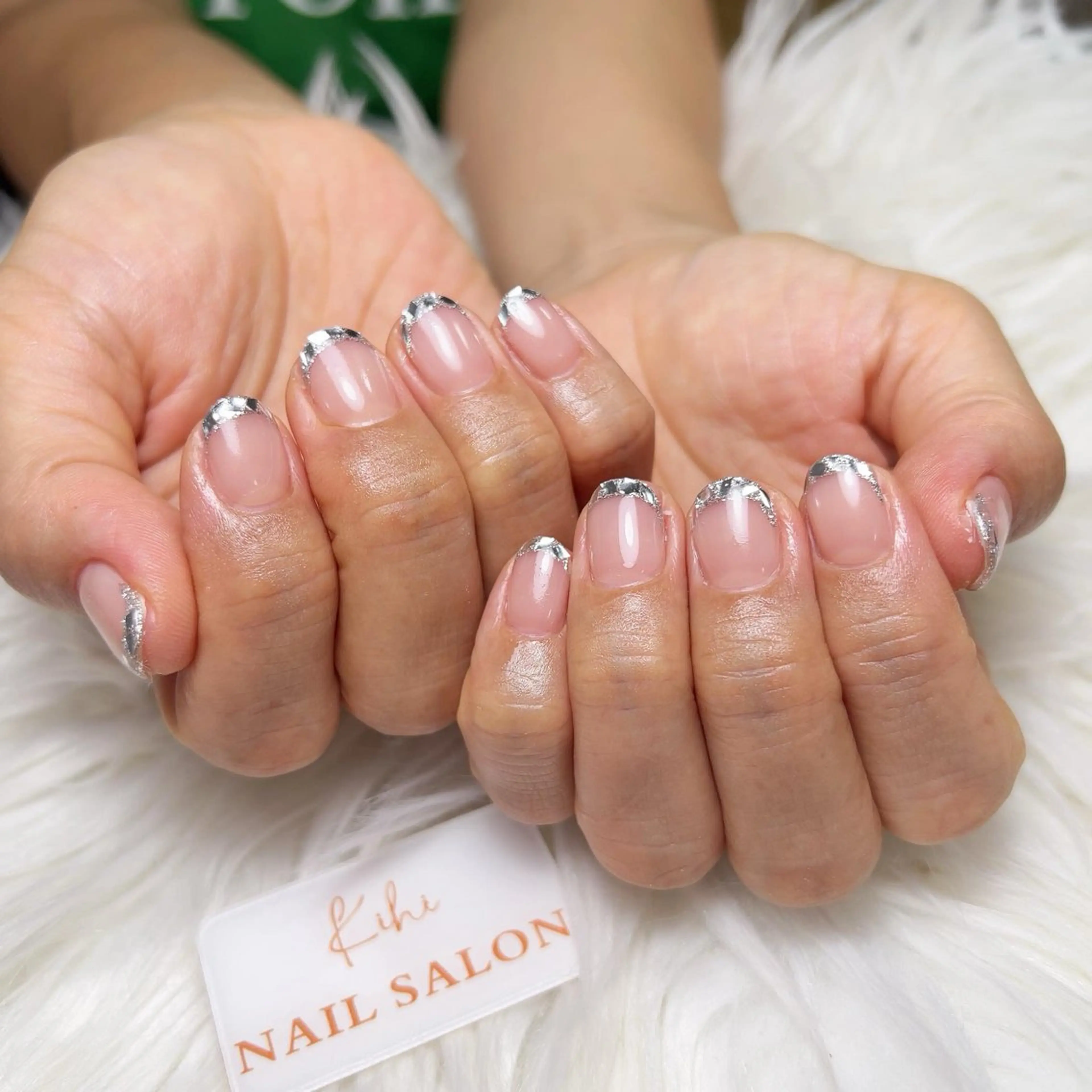 ネイル アートネイル フレンチネイル ジェルネイル グラデーション 韓国ネイル ハンドネイル ハンドケア さくら💮💮 【オフ無料】のネイルデザイン