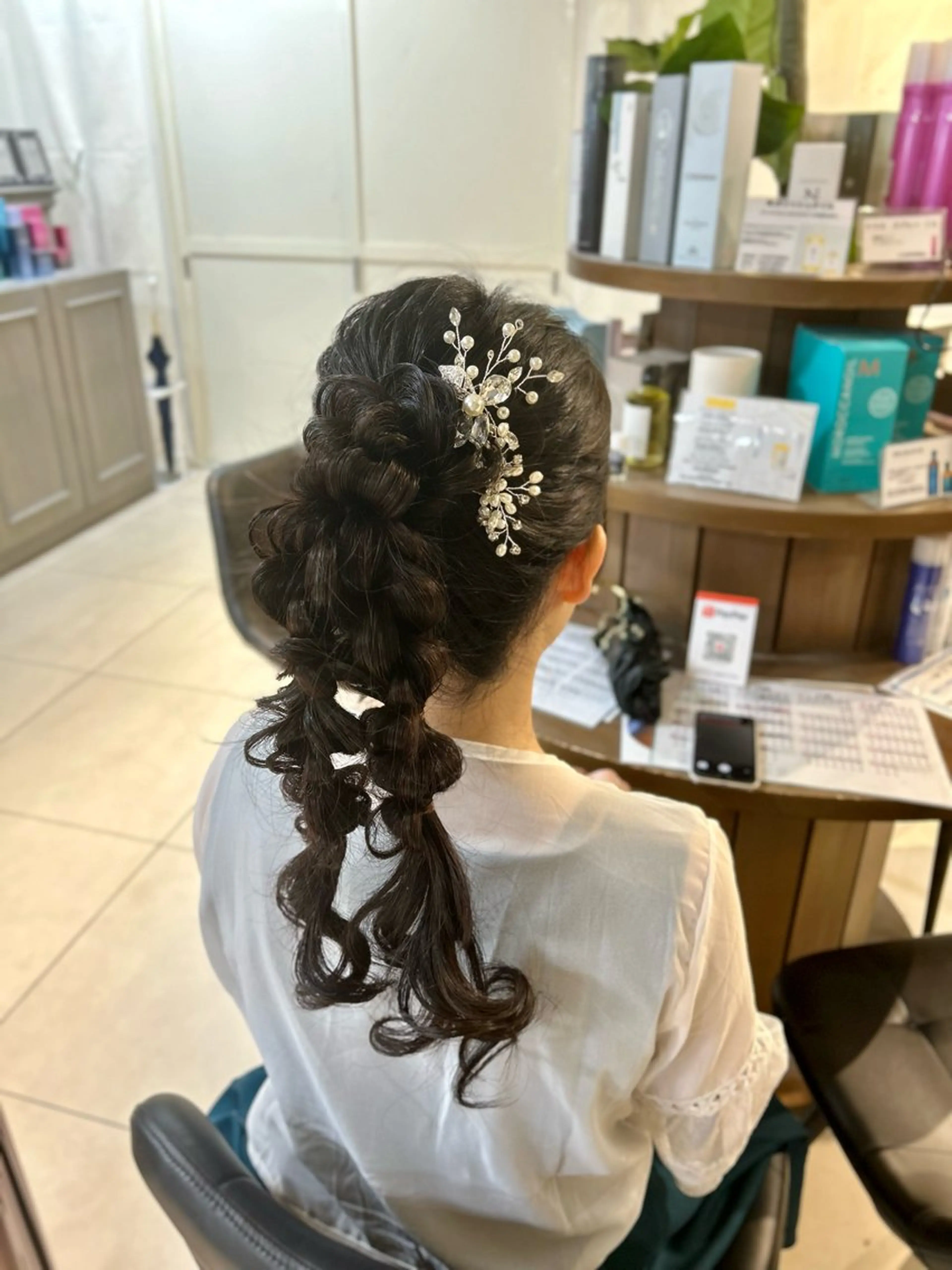 ヘアアレンジ 暖色カラー/アレンジ /束間まつげ🌼のヘアスタイル