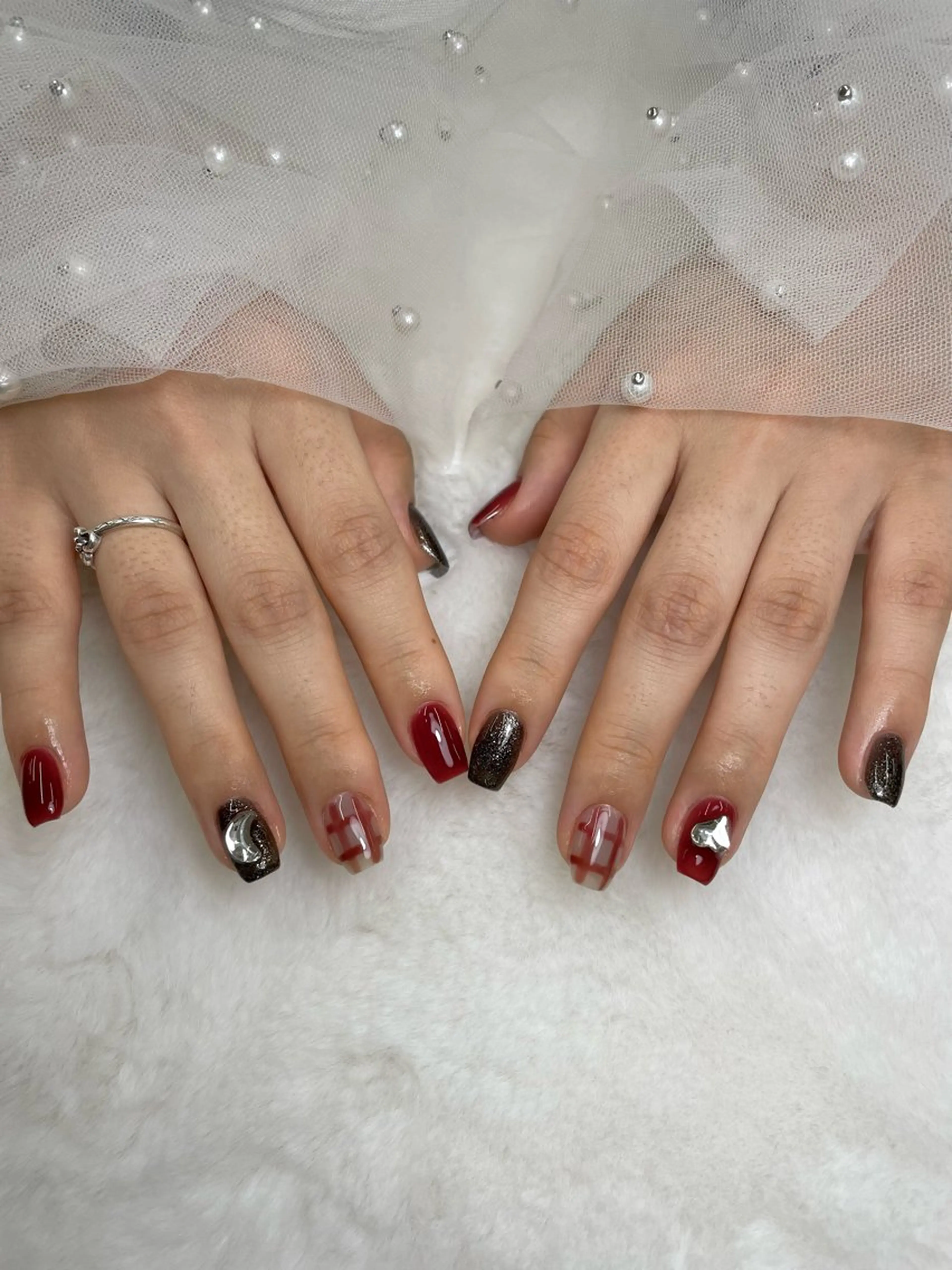 ネイル ハンドネイル 竹 🎋のネイルデザイン