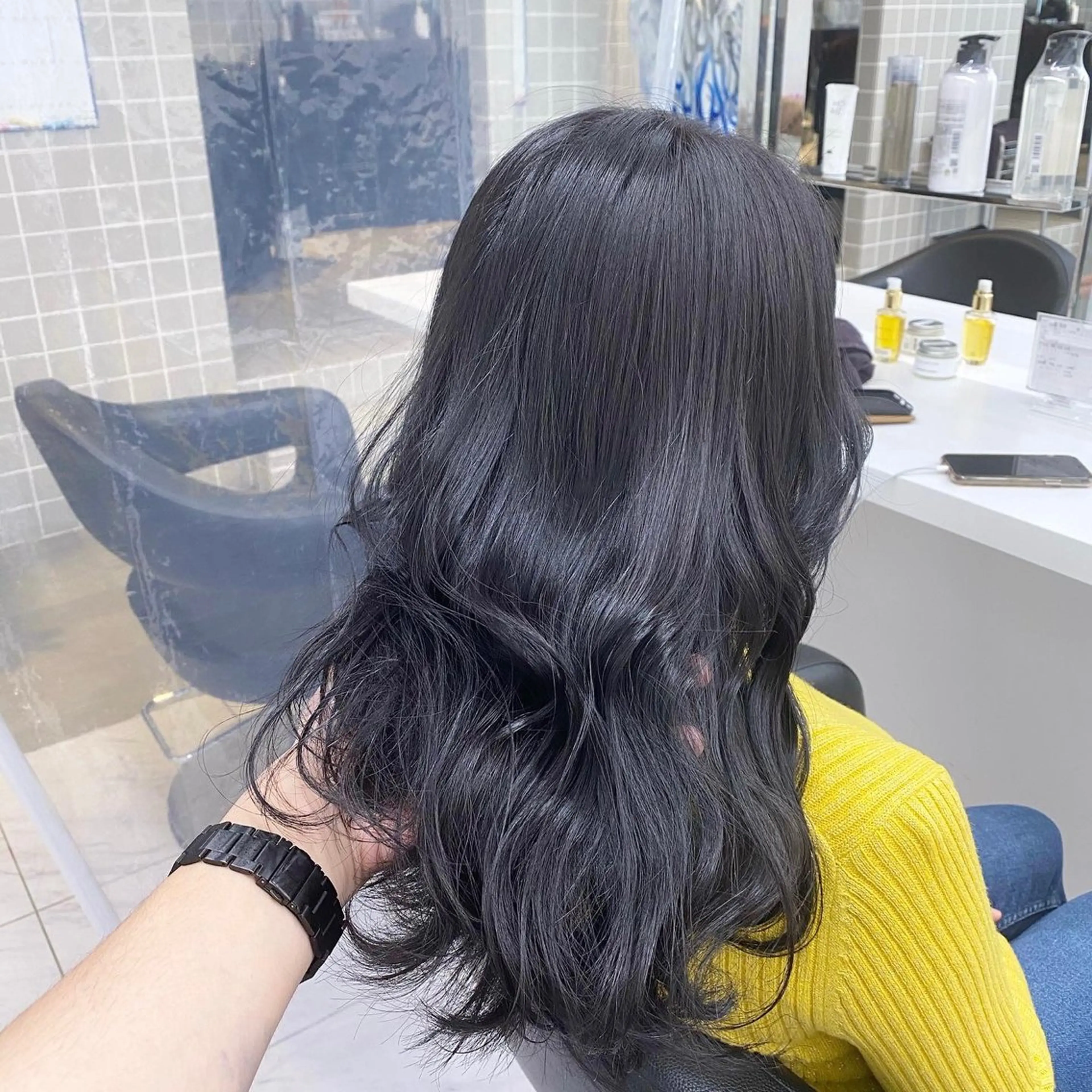 カラー メンズ特化 水口湧太のヘアスタイル