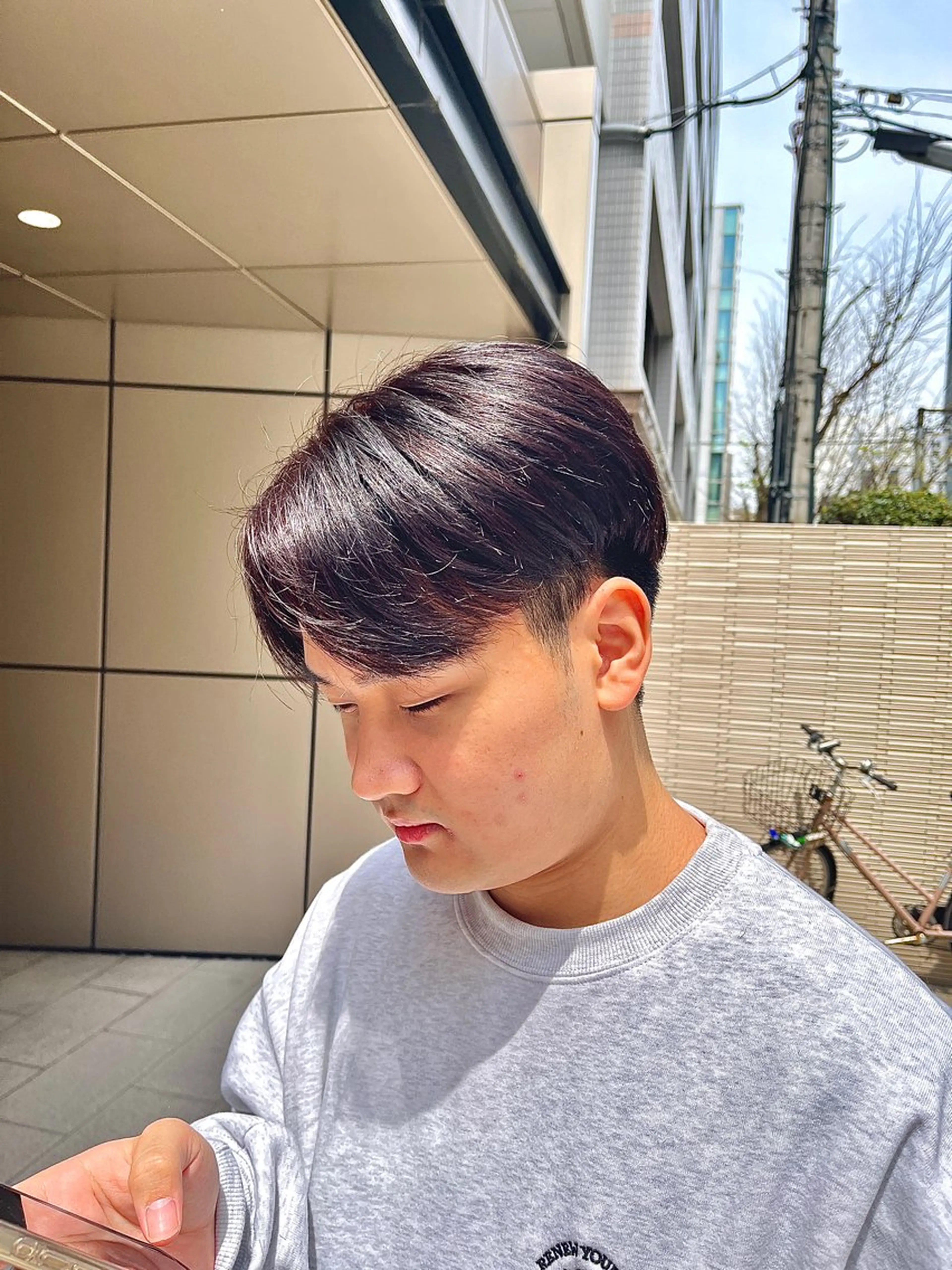 カラー メンズ カット ヘアカラー 森山 聖弥/メンズカットのヘアスタイル