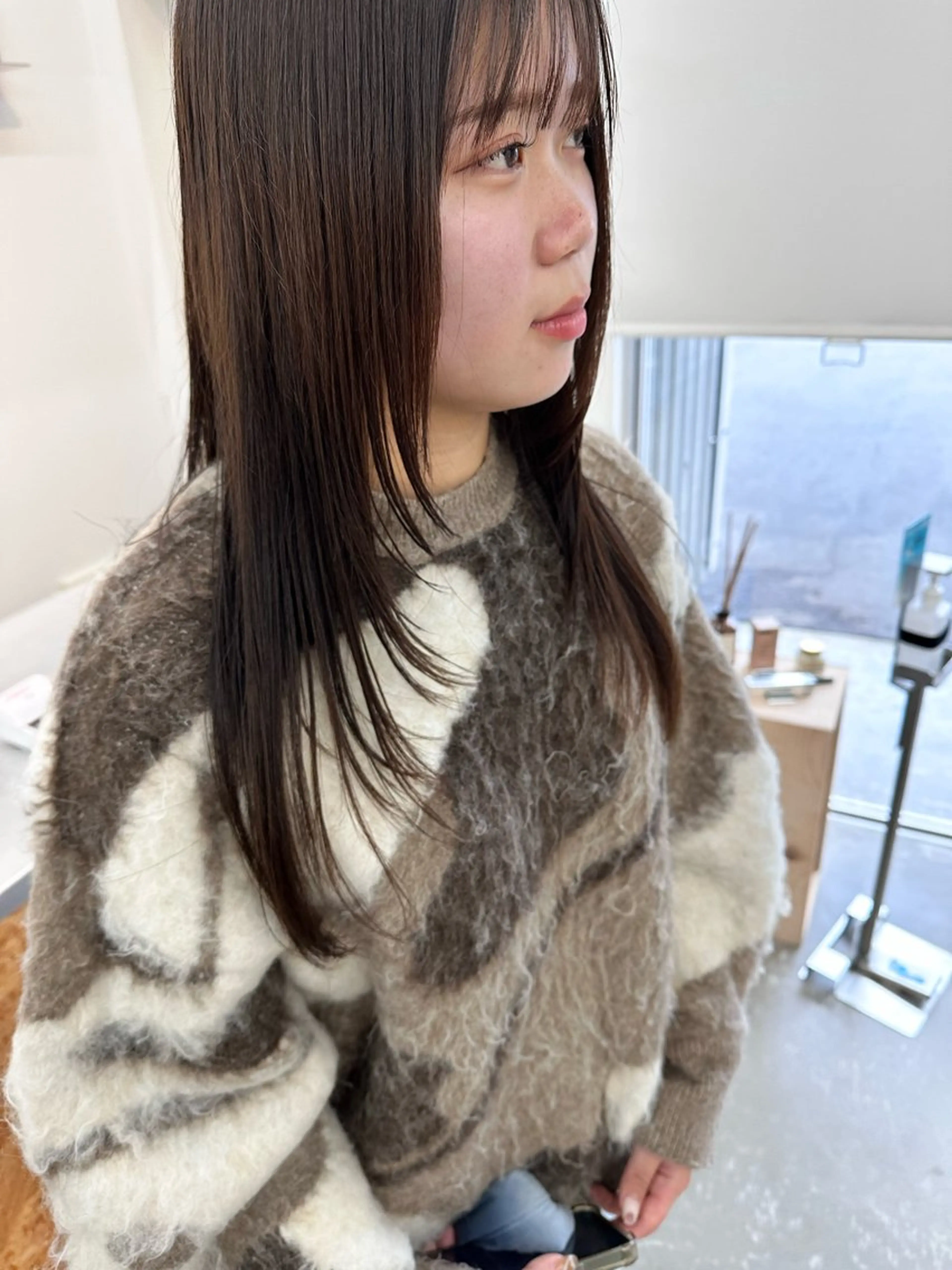 ロング レイヤーカット 南 星来のヘアスタイル