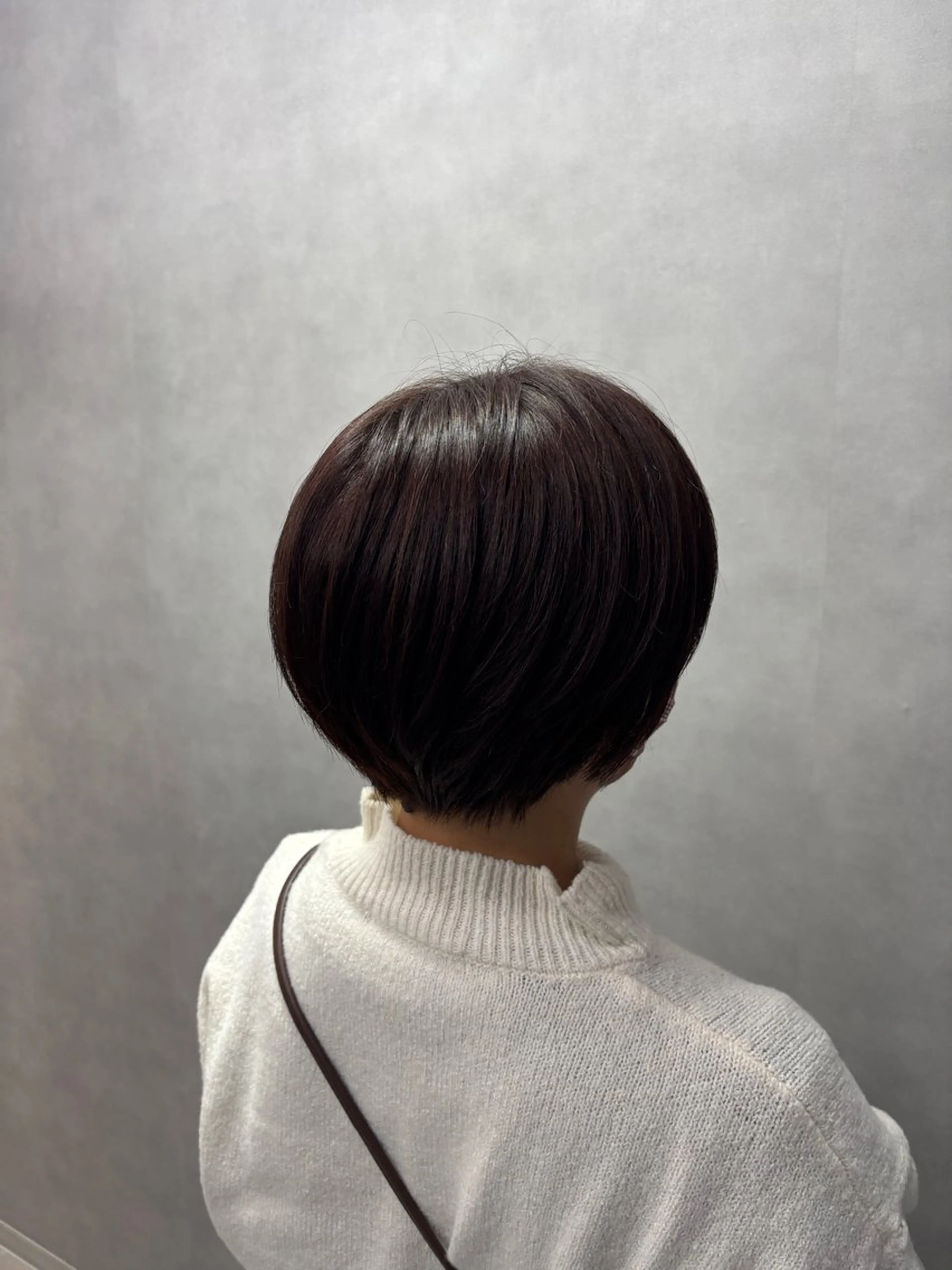 ショート 丸みショート ショートヘア カット 【透明感カラー‎✨】 中島日菜のヘアスタイル