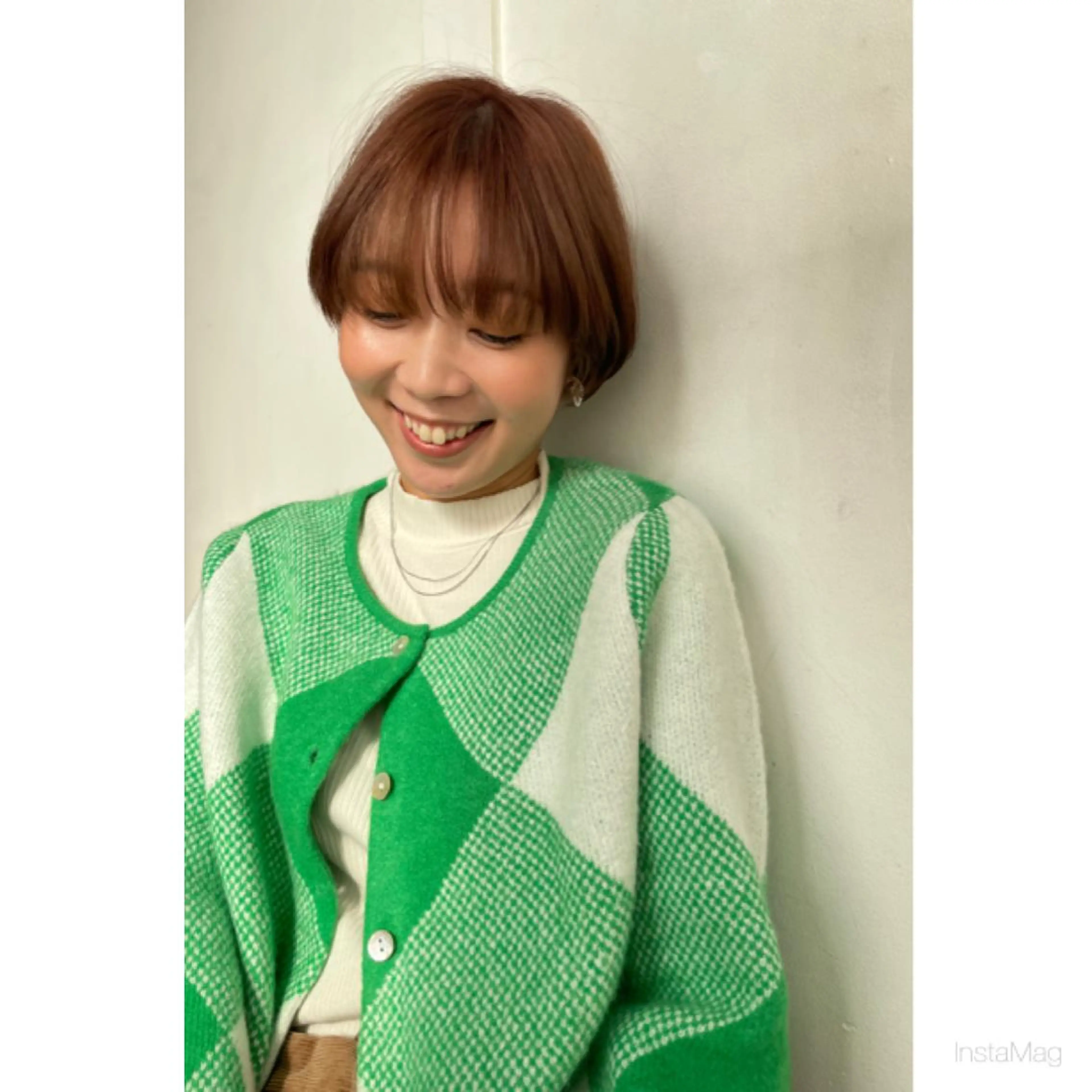 ショート カラー カット ヘアカラー 岩間 香純のヘアスタイル