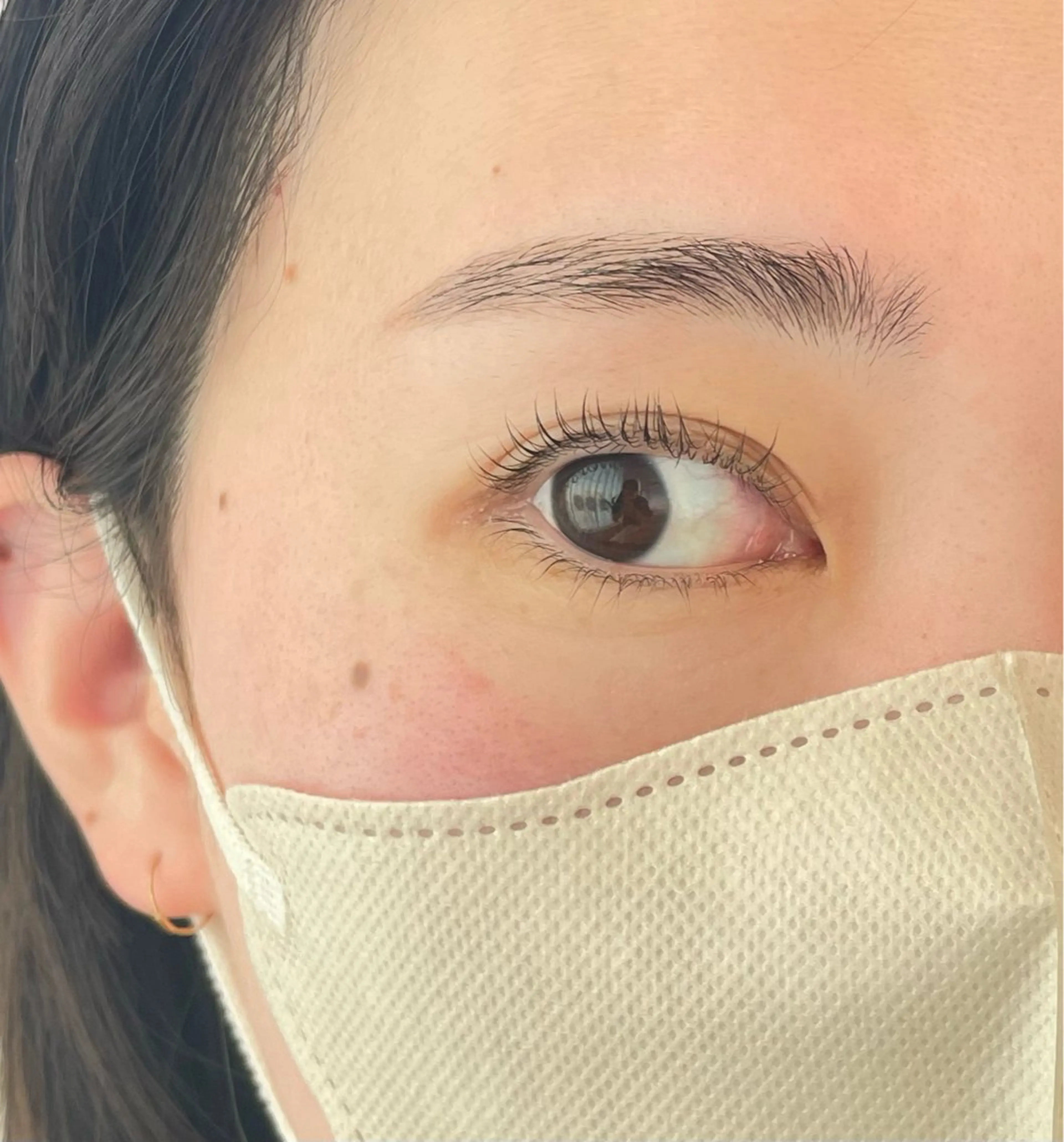 マツエク・マツパ 下まつげエクステ 一重×まつ毛パーマ 日下部 桃奈のマツエク・マツパデザイン