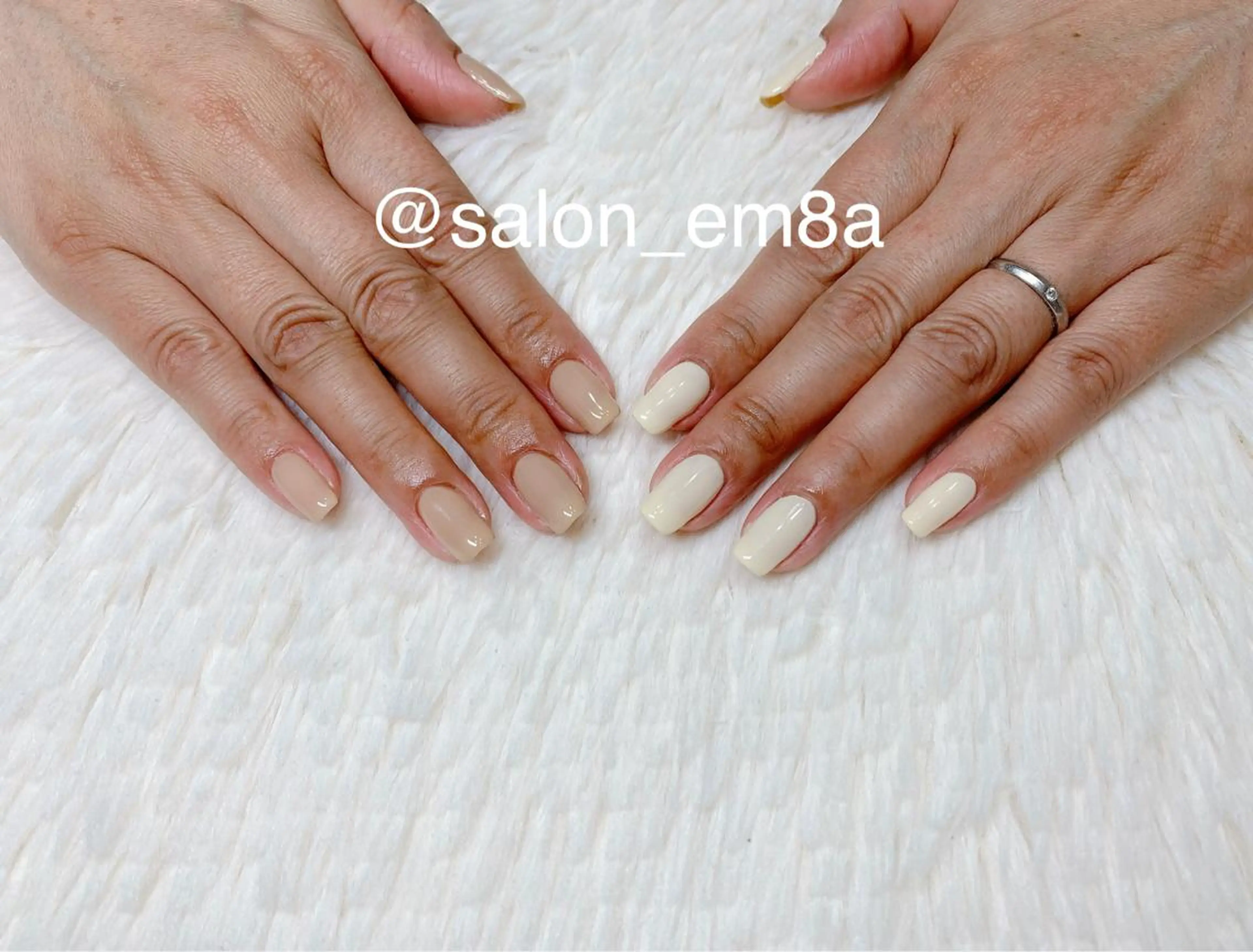 ネイル ジェルネイル ワンカラーネイル ハンドネイル salon EM&A emiのネイルデザイン