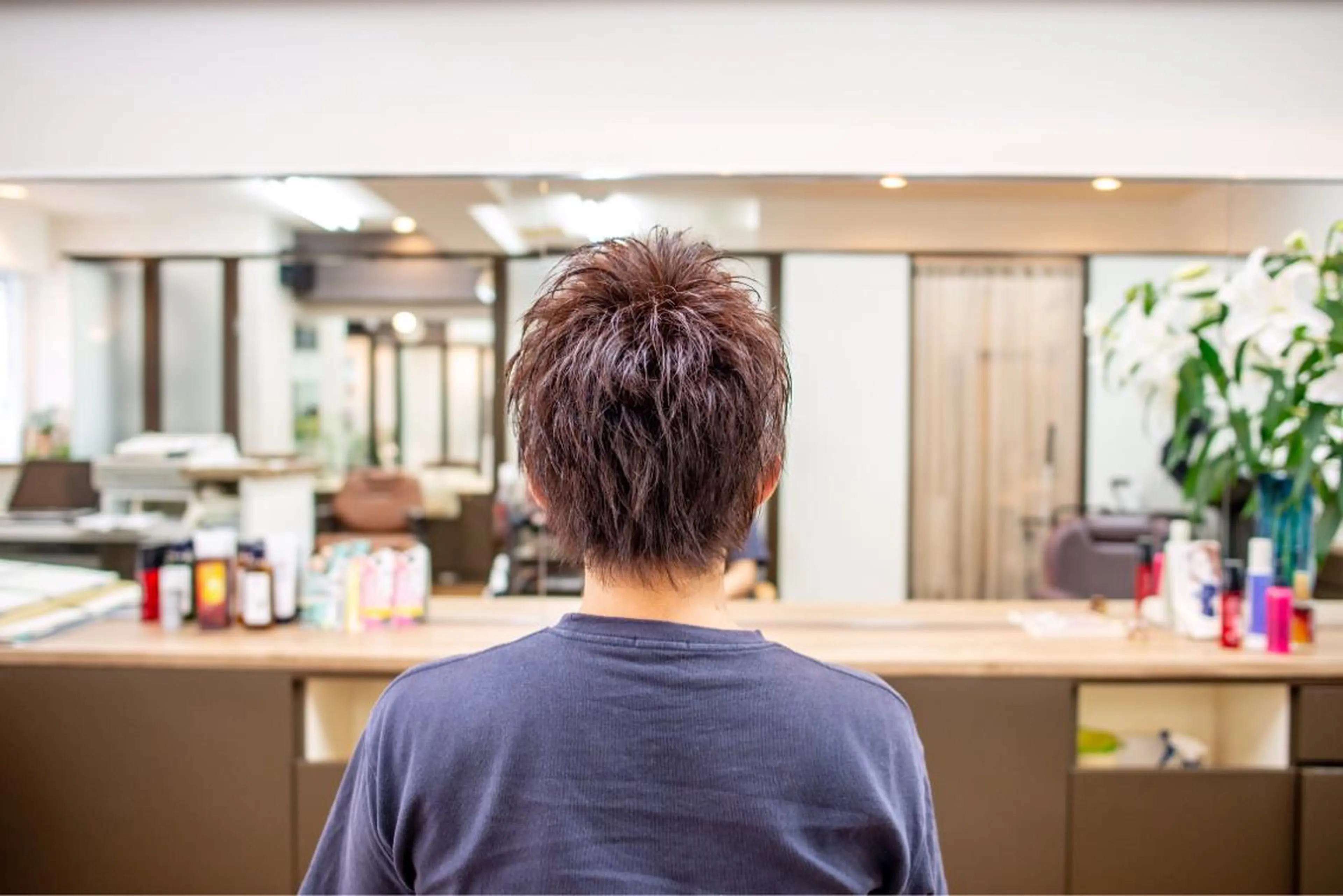 カラー メンズ ツーブロック アッシュ ブラウンカラー カット ヘアカラー トリートメント 【H.GENTIL】 TERUのその他イメージ