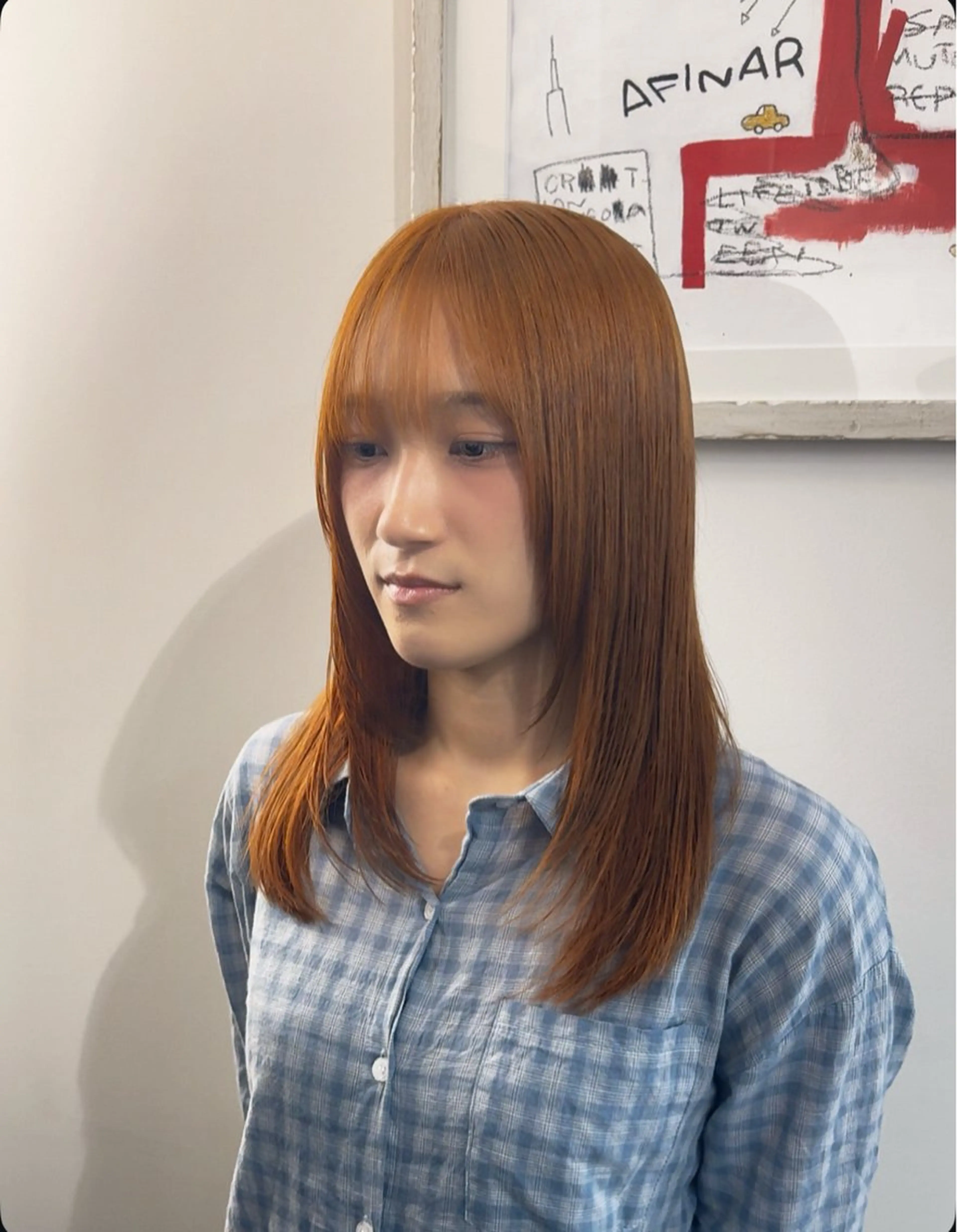 ミディアム カラー ブリーチ ブラウンカラー 透明感カラー ダブルカラー ブリーチなしカラー カット ヘアカラー トリートメント 新宿/ハイトーン /パーマ/戸羽のヘアスタイル