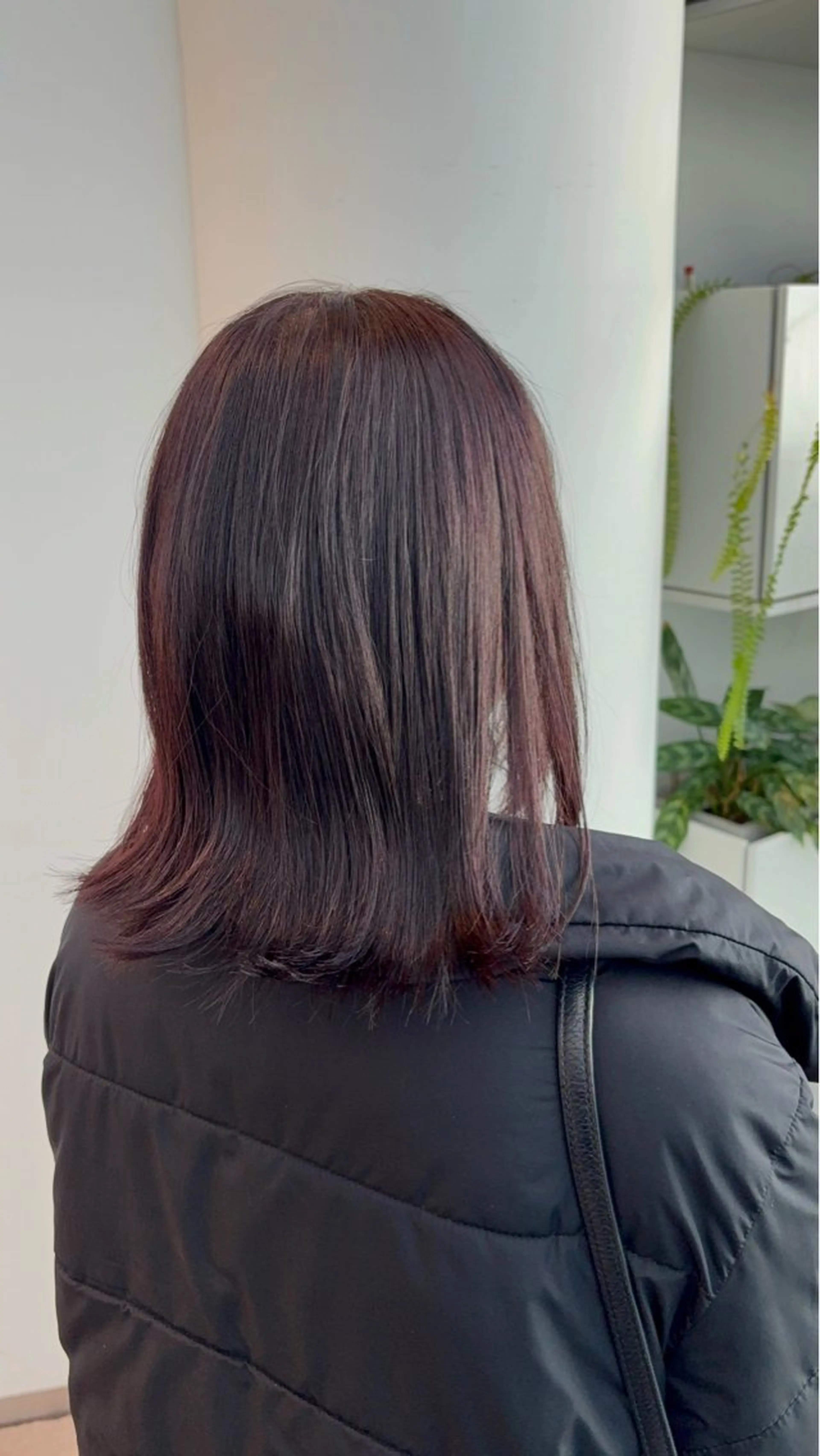 ミディアム カラー ミディアムレイヤー ブラウンカラー ピンクカラー ピンクブラウン レイヤーカット カット ヘアカラー hair salon blossy.所属・hair salon blossy./ちばのヘアスタイル