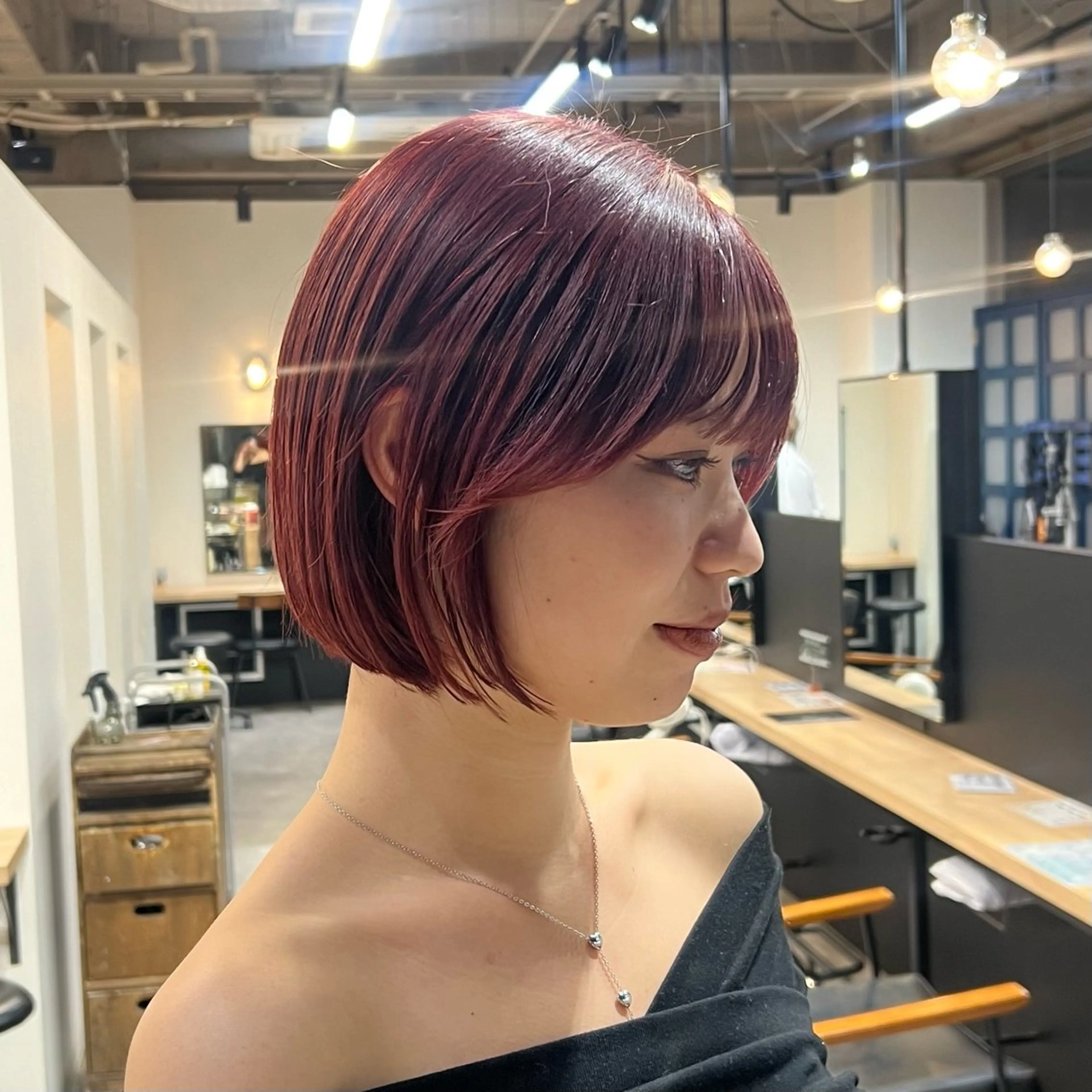 ミディアム ヘアカラー giinii横浜所属・giinii/ SAORI🐚🫧のヘアスタイル