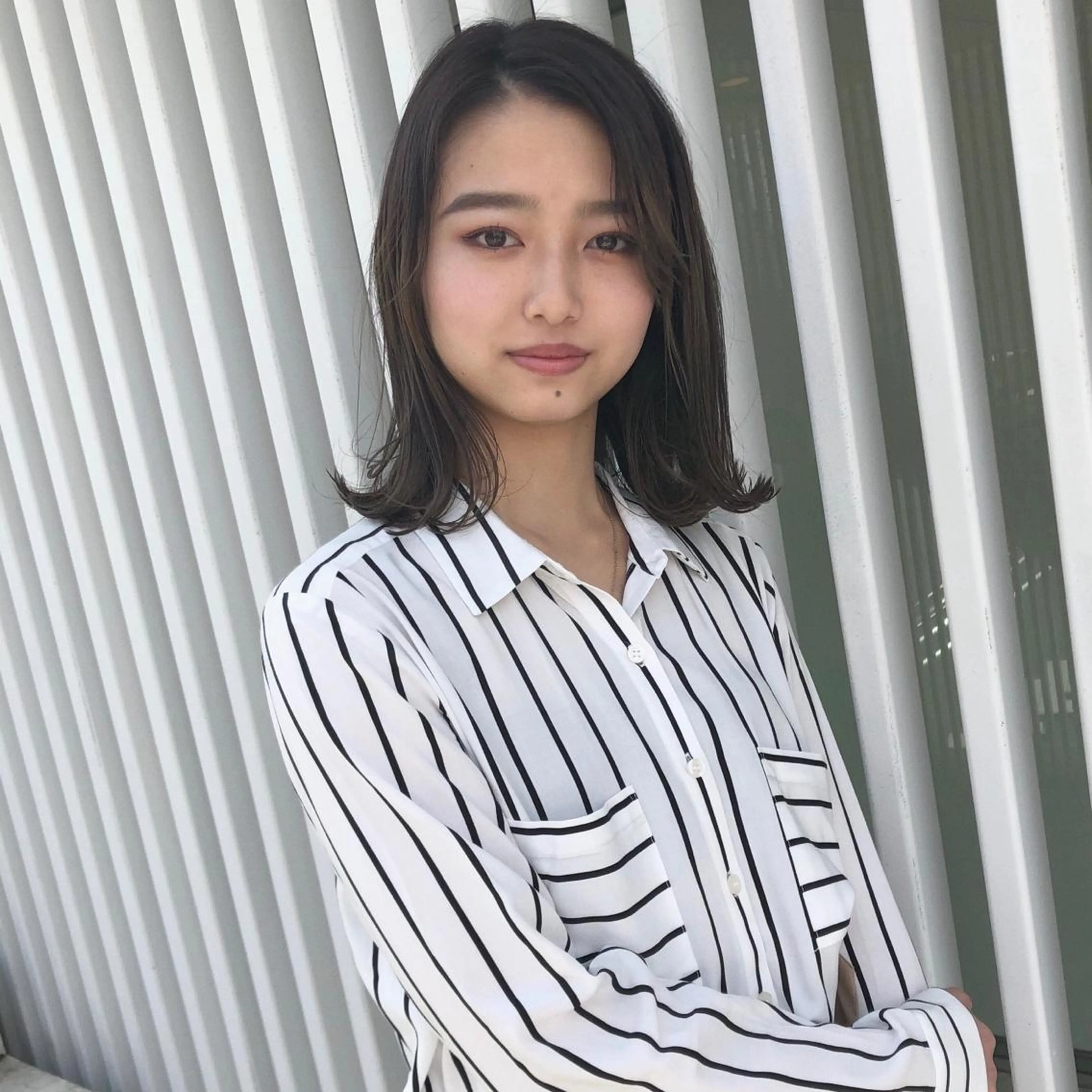 ミディアム 冨木 雄斗のヘアスタイル