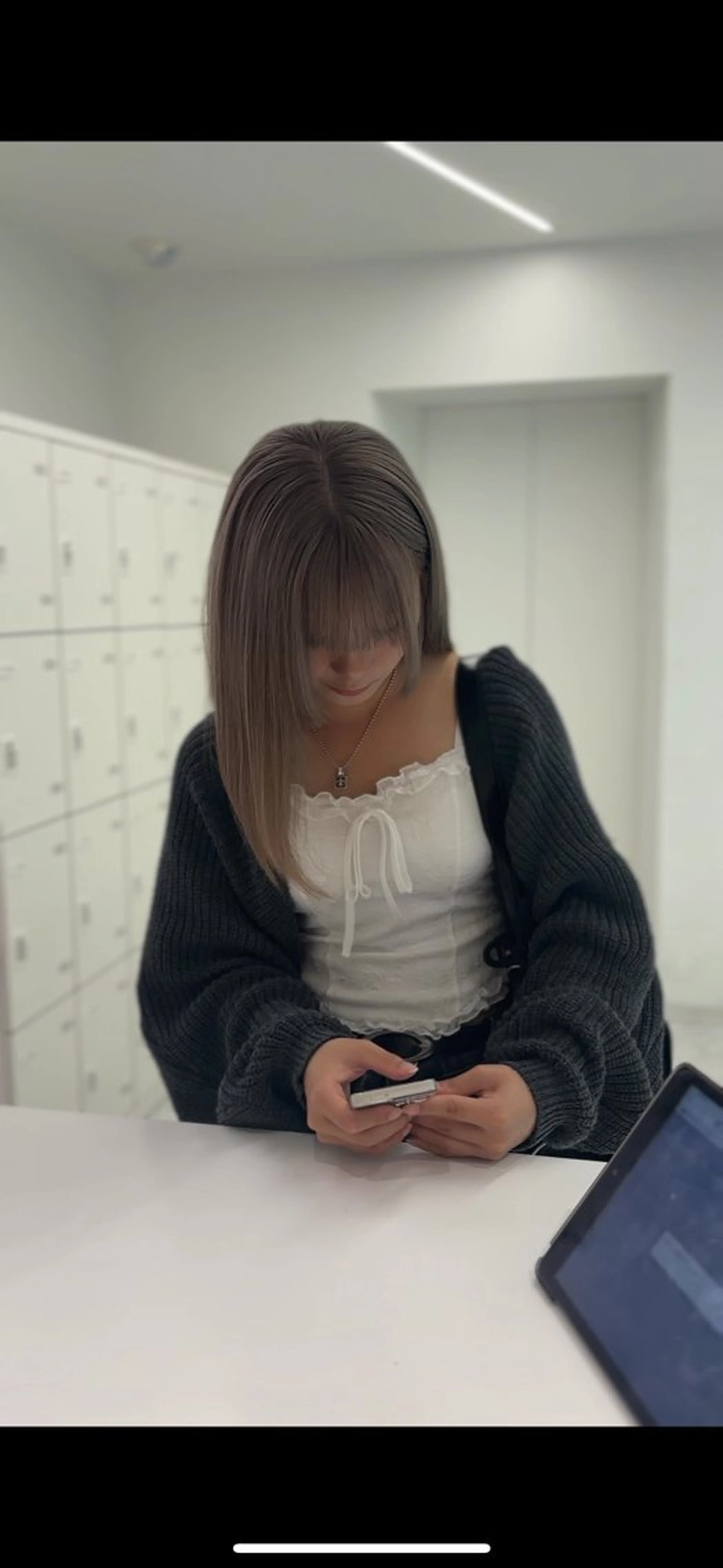 ロング カラー 💖ミルクティー💖 あかり💖のヘアスタイル