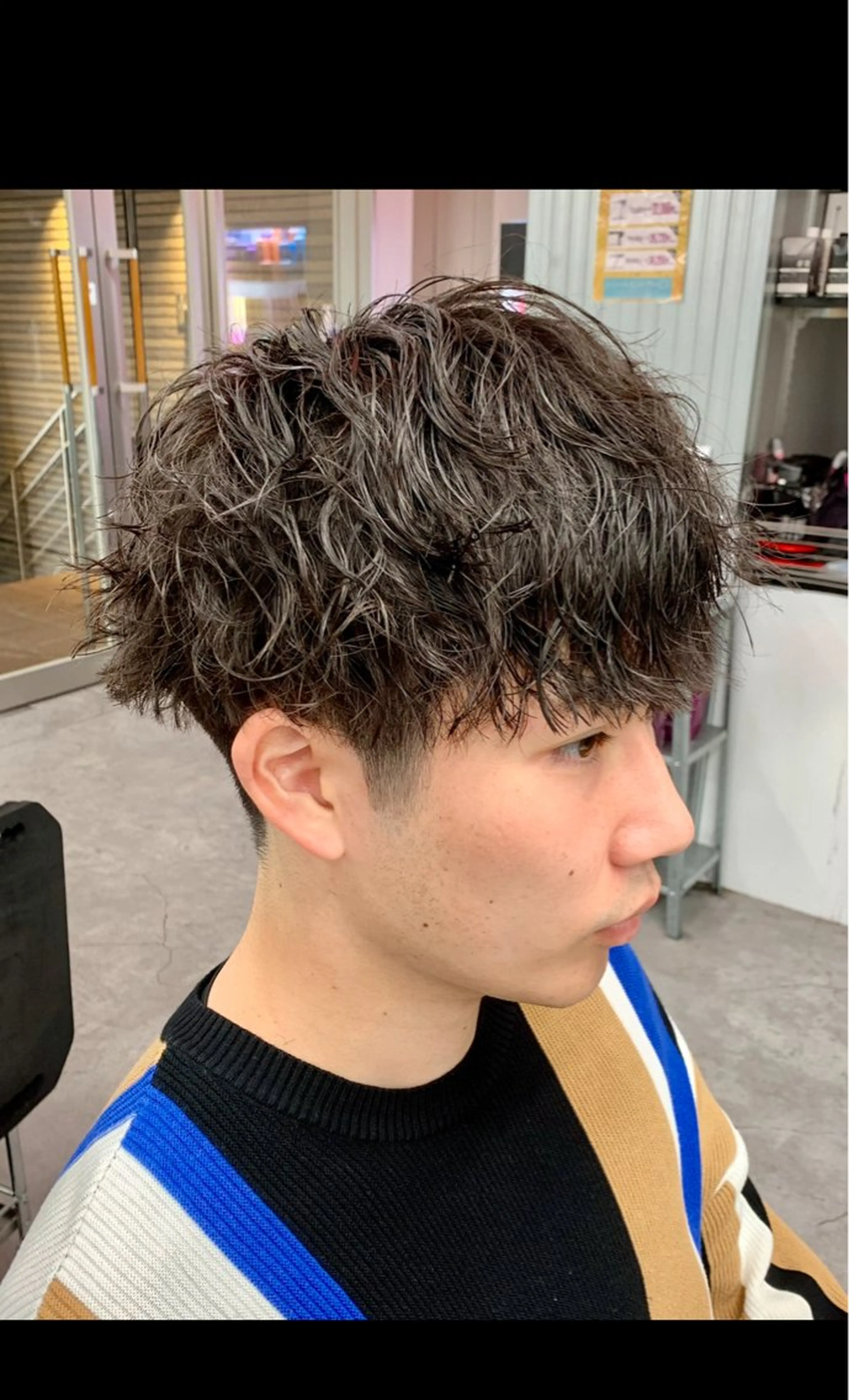 パーマ メンズ カット パーマ シャドウパーマ/ メンズ/KENTAのヘアスタイル