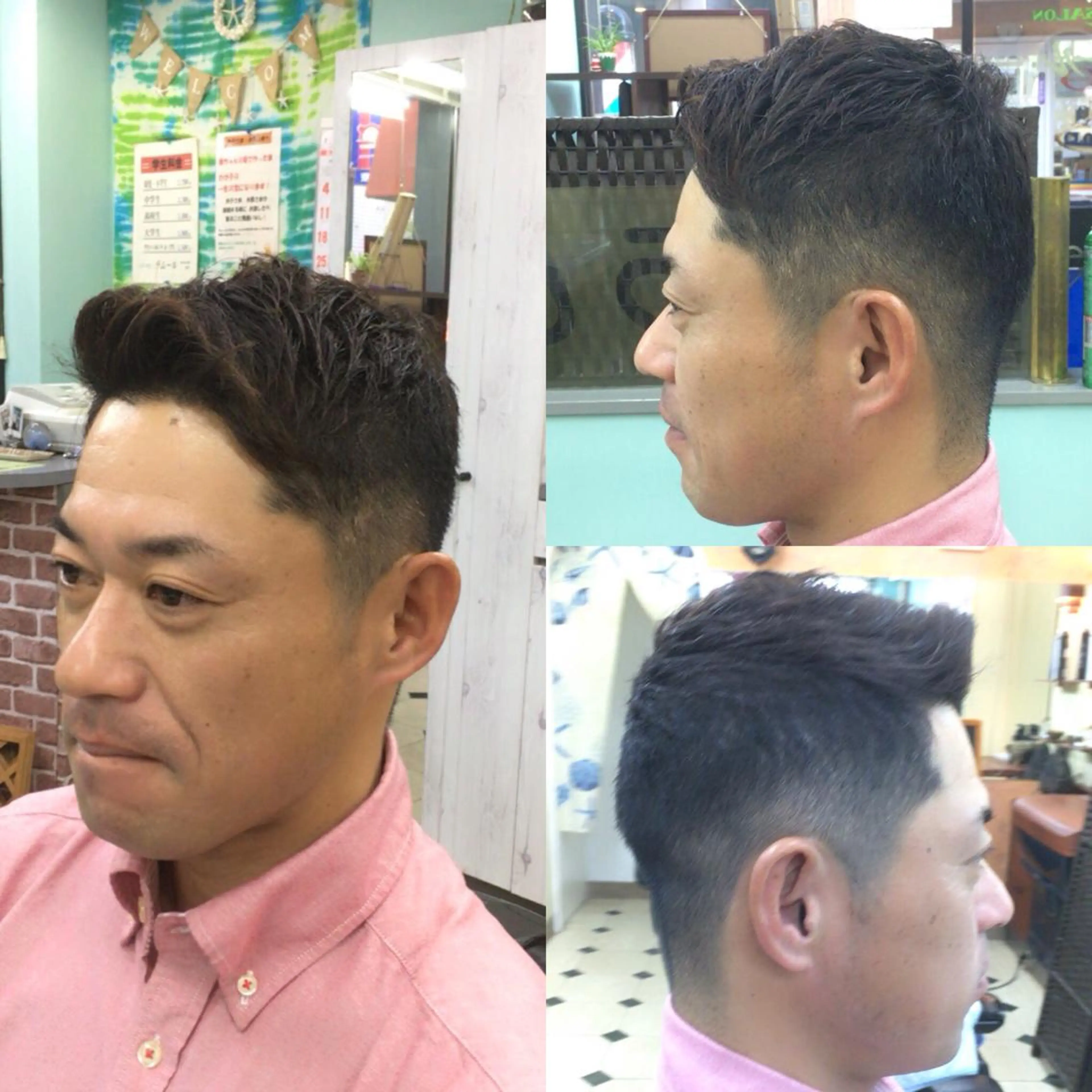 ショート メンズ フェードカット Kenny ケニーのヘアスタイル