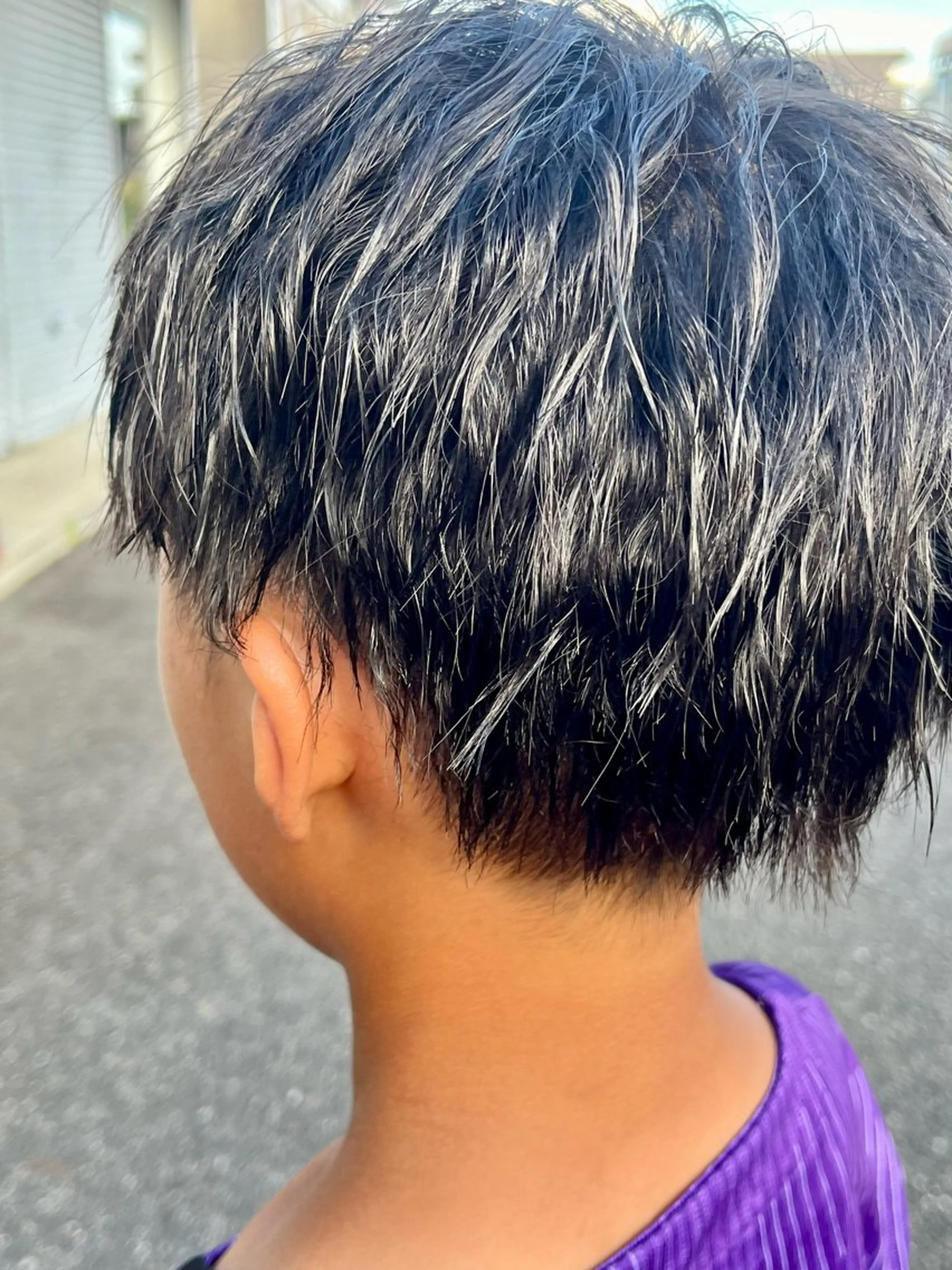 カット+ツイストパーマの写真