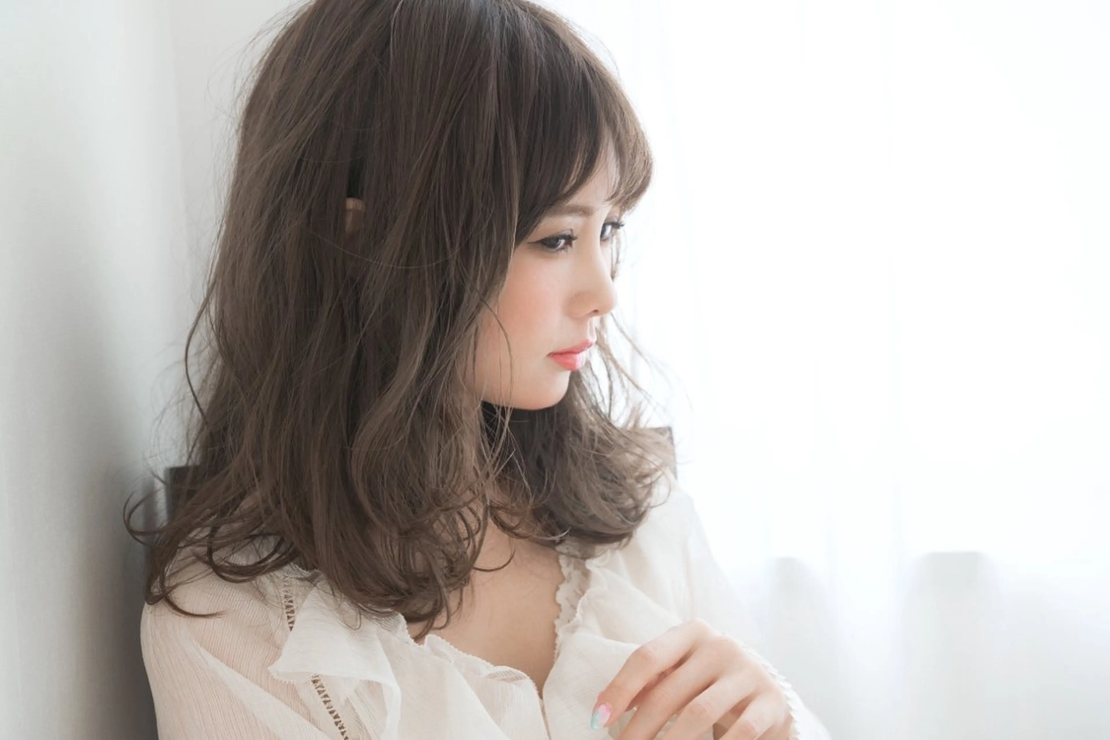 ミディアム カラー 篠原 誠のヘアスタイル