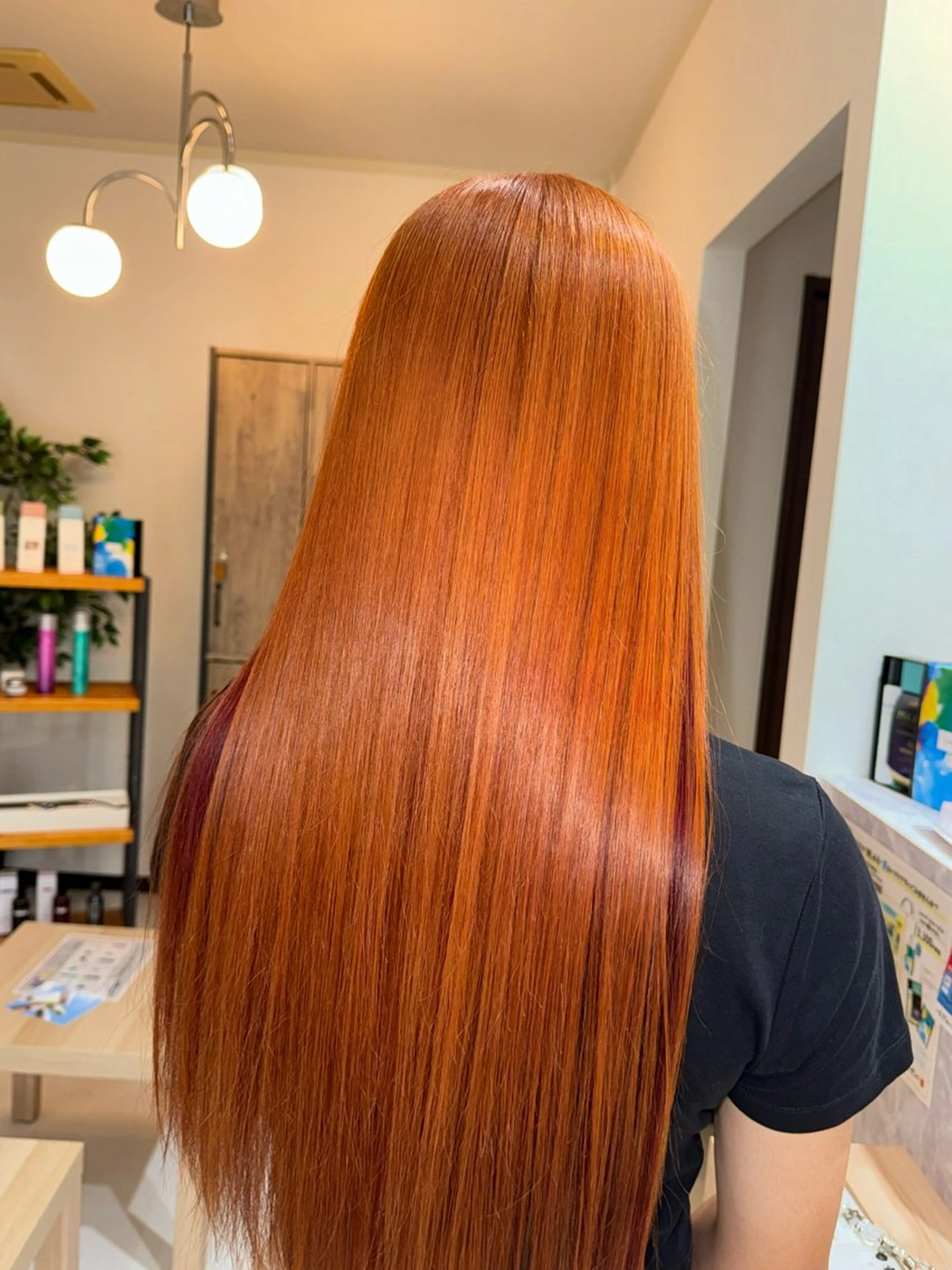 ロング カラー 大内 カオリのヘアスタイル