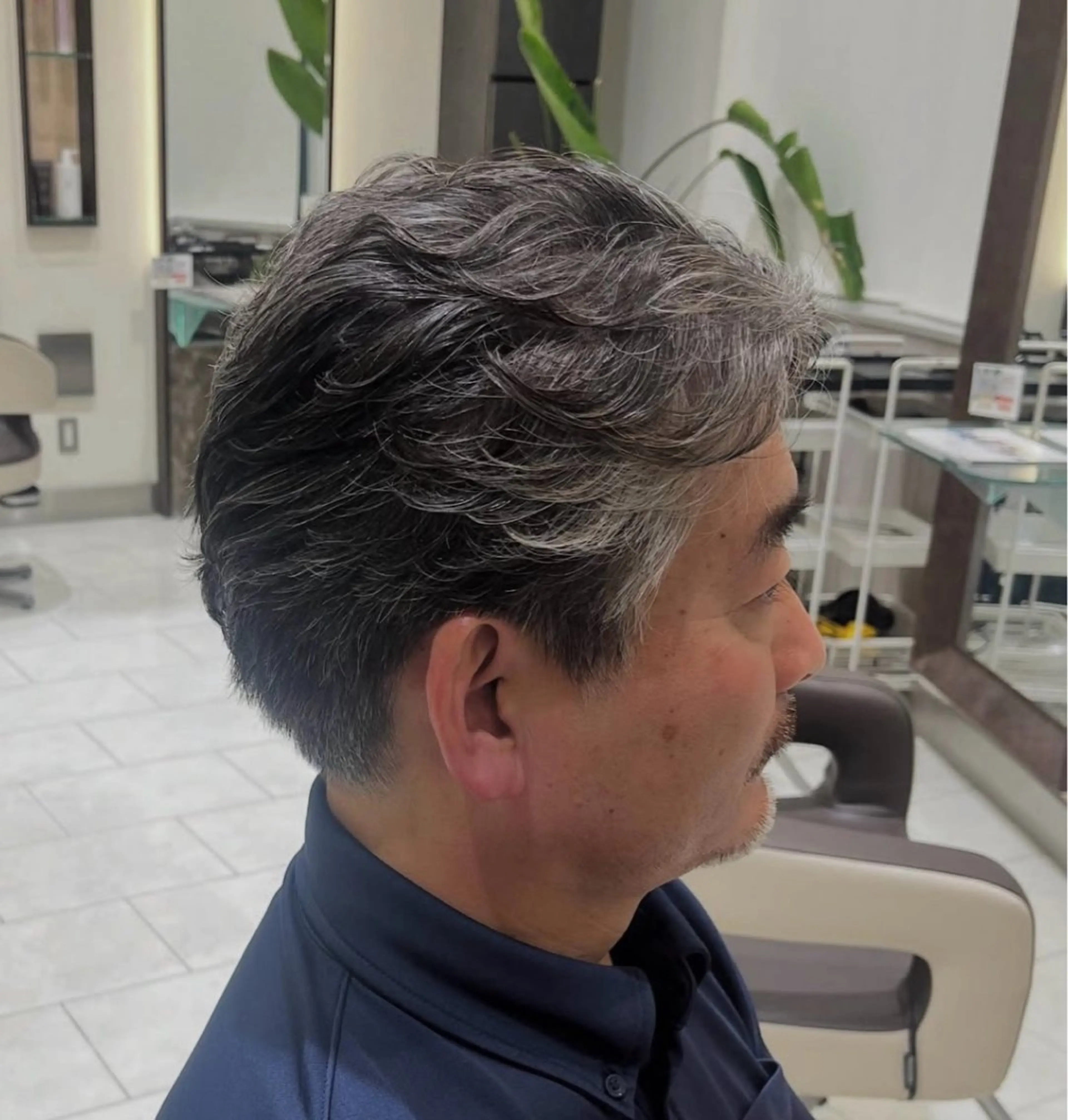 メンズ フェザーパーマ メンズパーマ Reverie　ZENKO国領店所属・くぼたひより /モデル様募集中のヘアスタイル