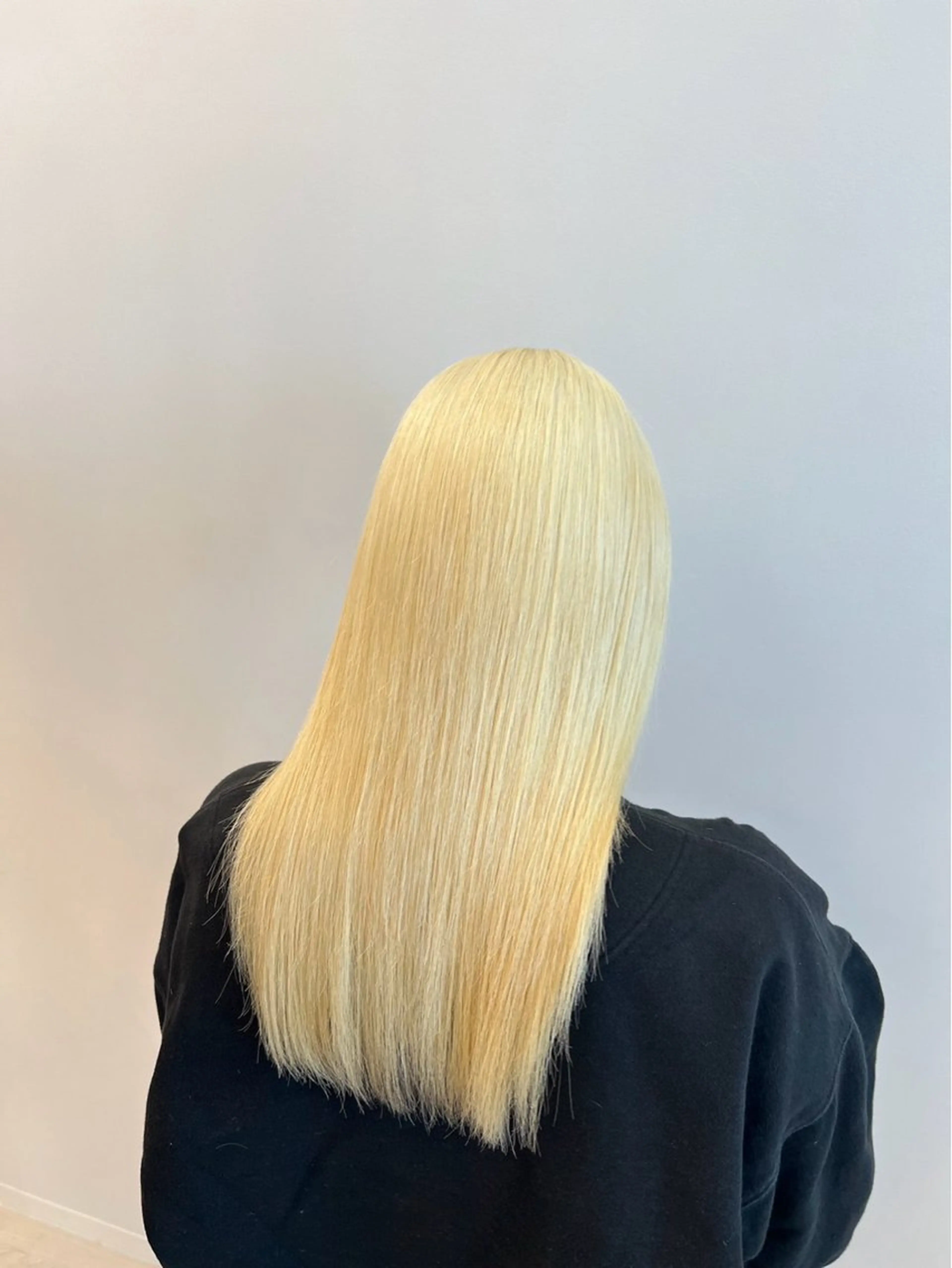 ロング ゆらんちょ/ブリーチ 無w/縮毛矯正/暖色のヘアスタイル