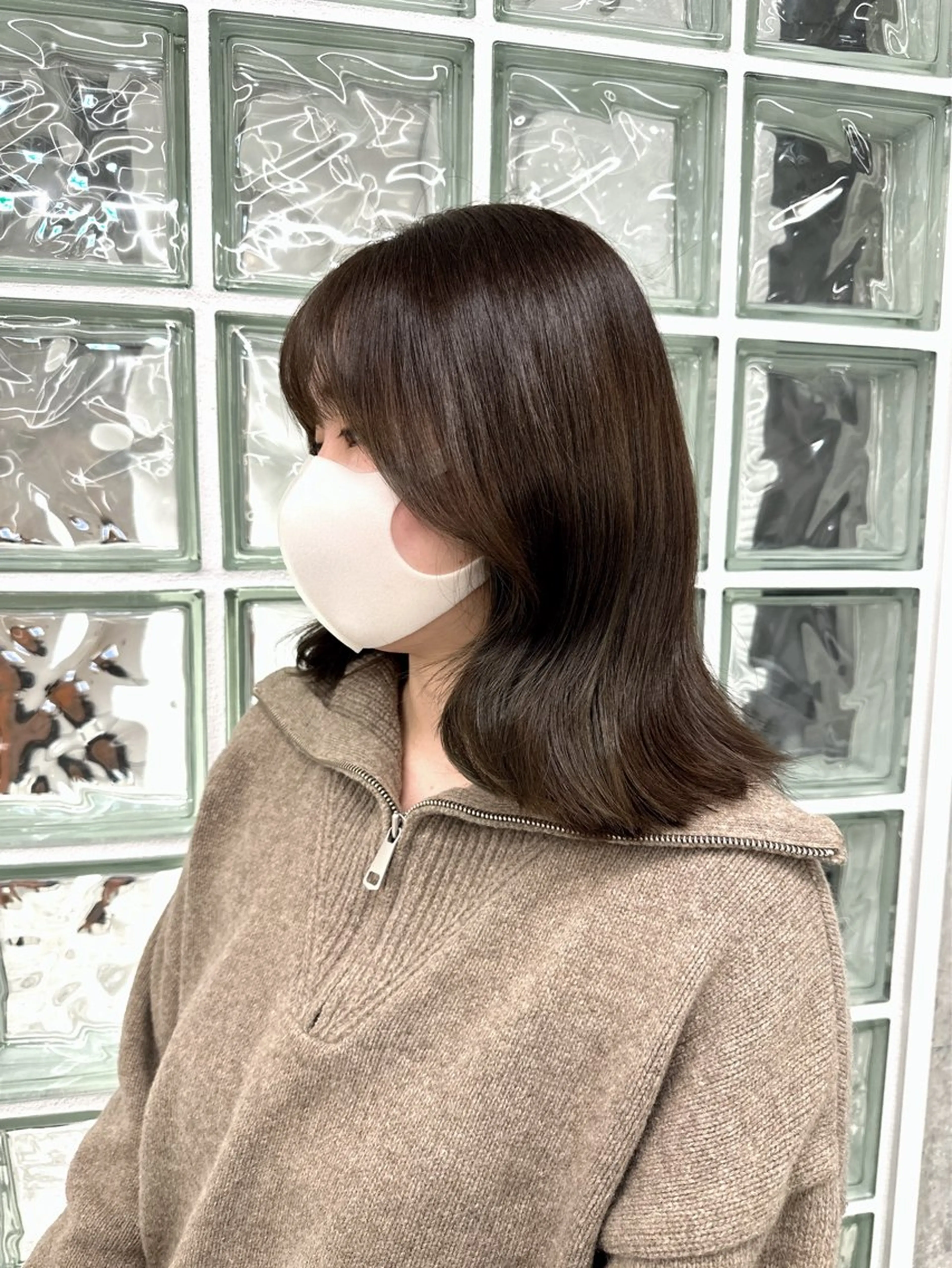 カラー ヘアカラー トリートメント ヘアセット 秋永 鈴のヘアスタイル