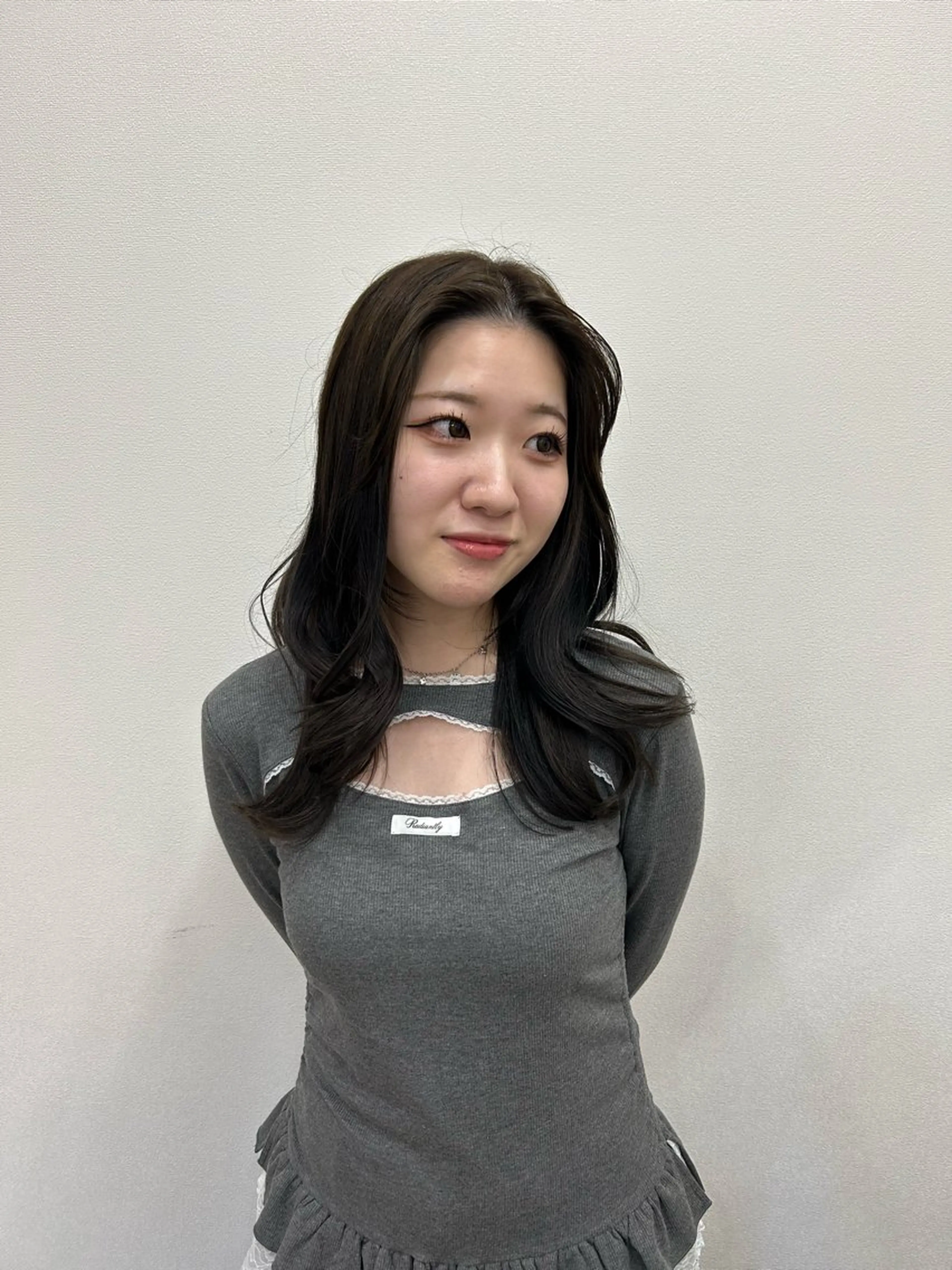 ロング カラー オリーブカラー カット ヘアカラー トリートメント 酸性ストレート/ ボブ/暖色/リコのヘアスタイル